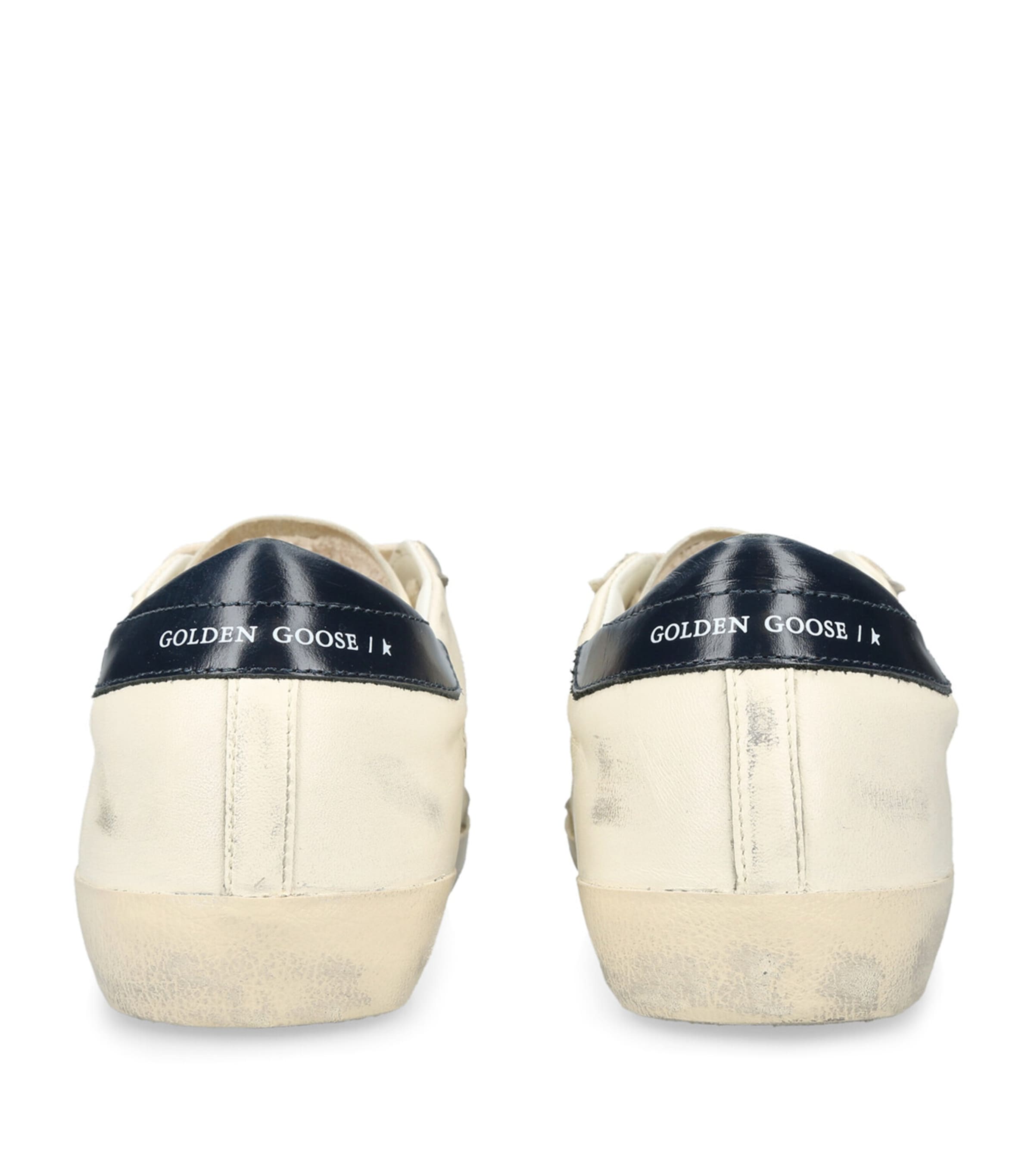 Golden Goose Leather Super-Star Sneakers Beige Image 2