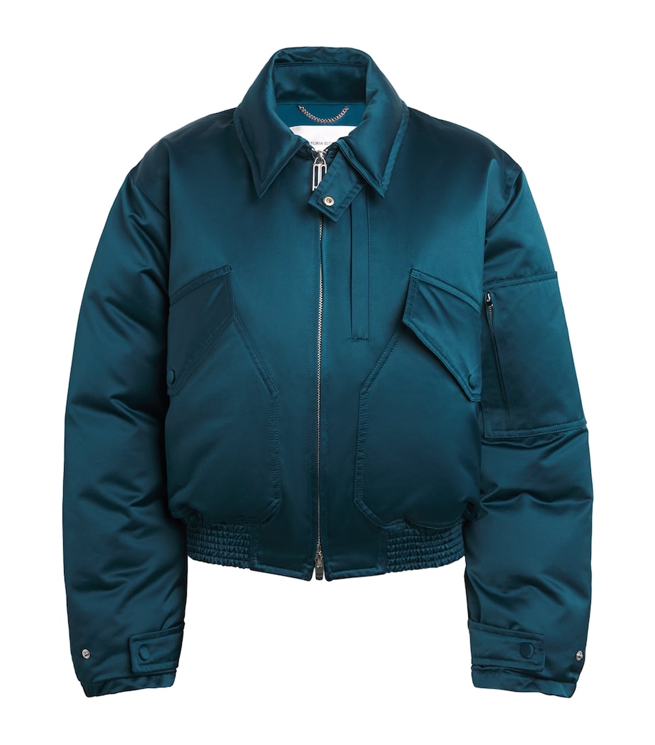 Down Bomber Jacket 2780 DARK TEAL Image 1
