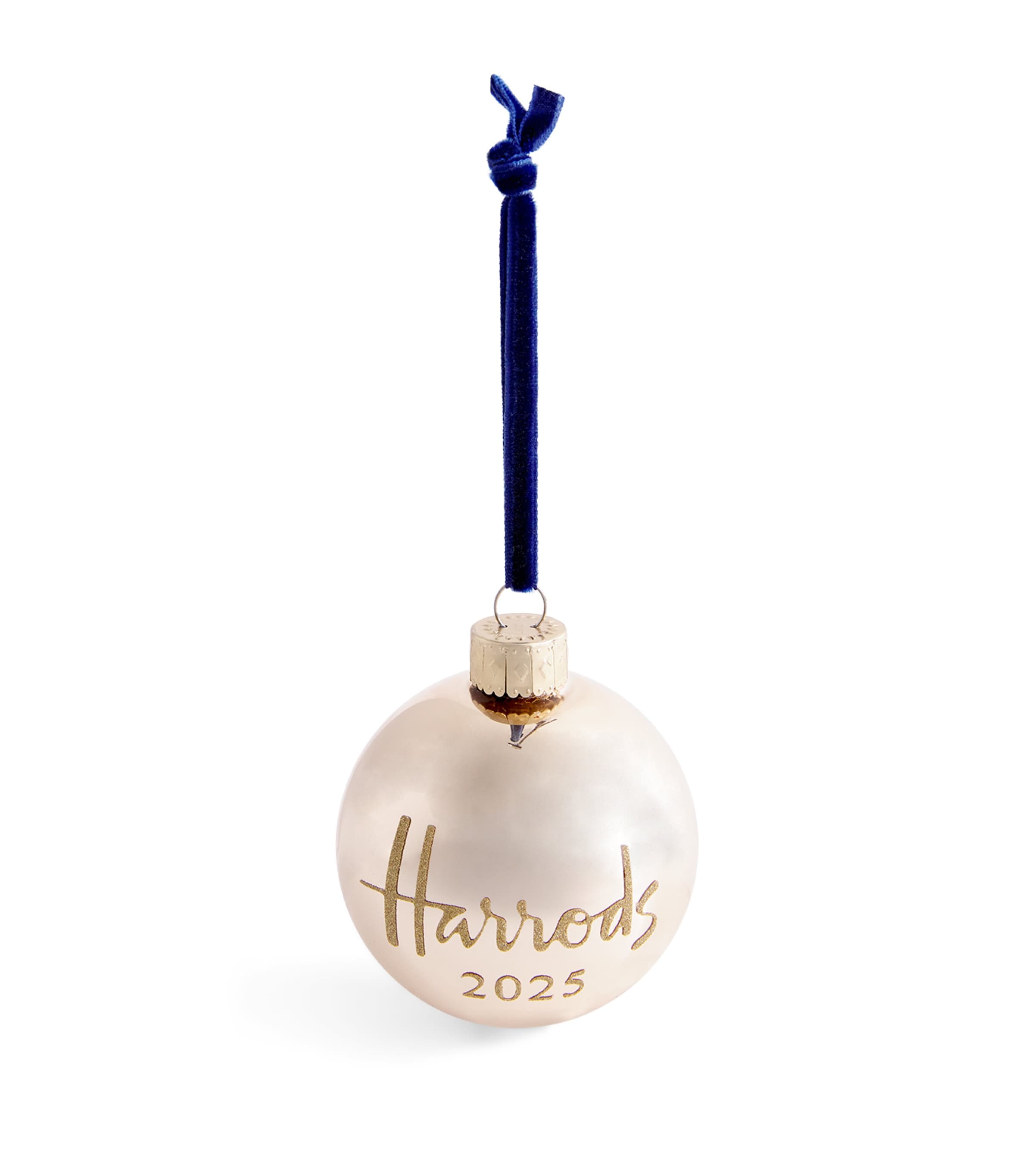 Harrods 2025 Year Bauble In Blue