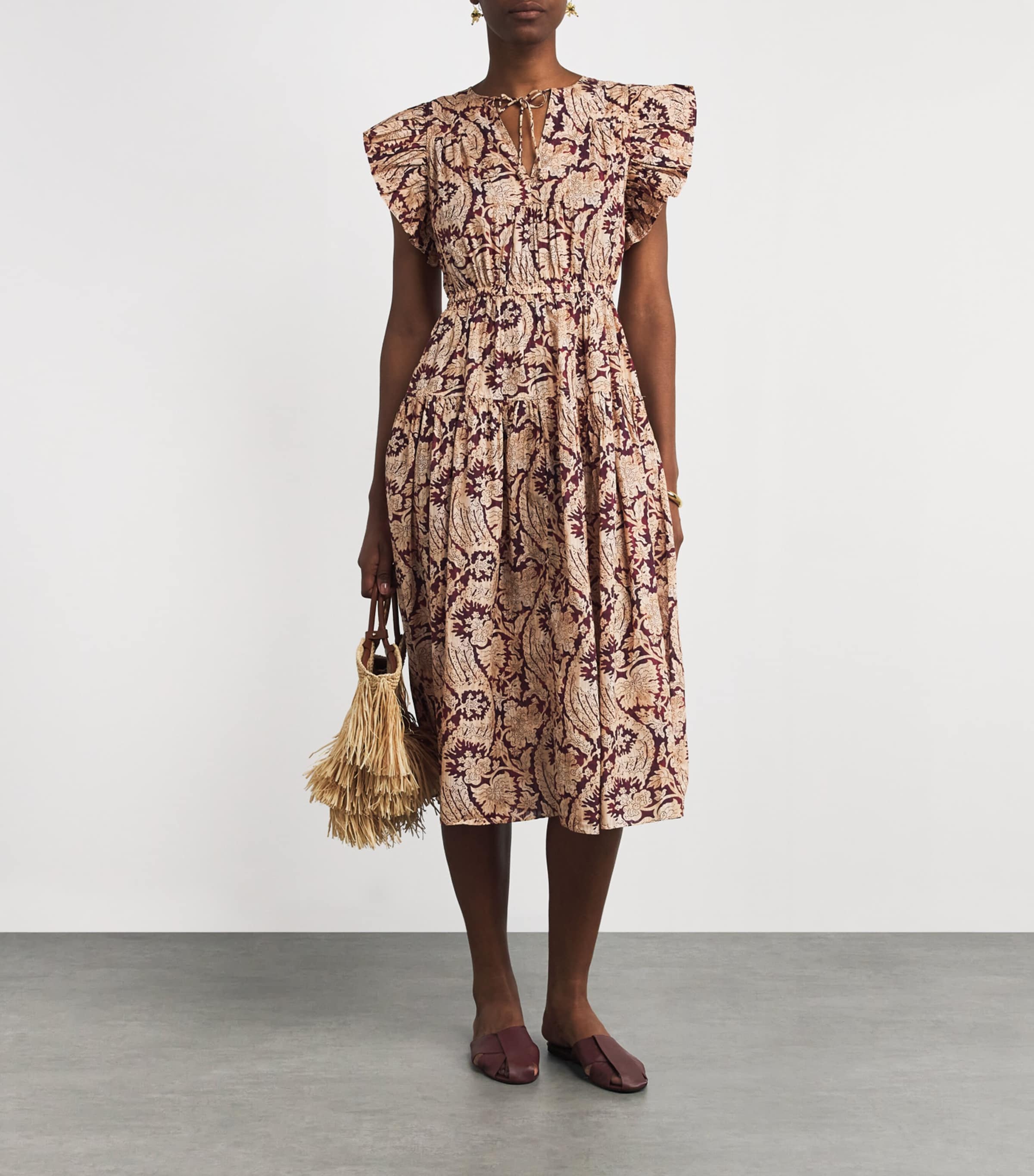 Leather Mules BURGUNDY Image 6