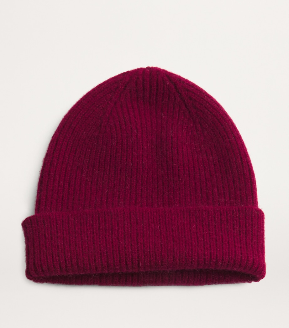 Lambswool-Caregora Classic Beanie WINE Image 2