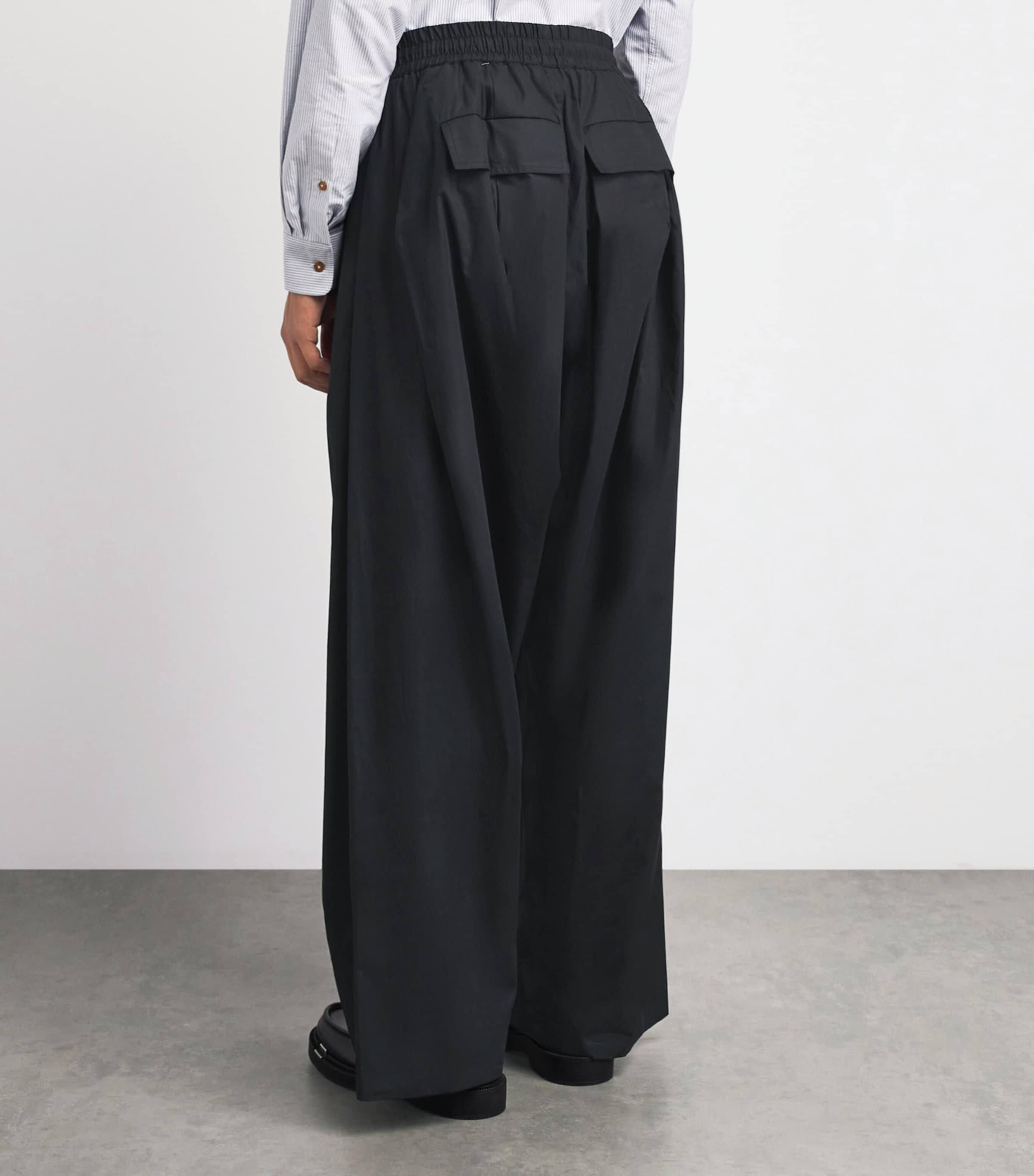 Vivienne Westwood Black Drawstring Balloon Trousers | Harrods UK