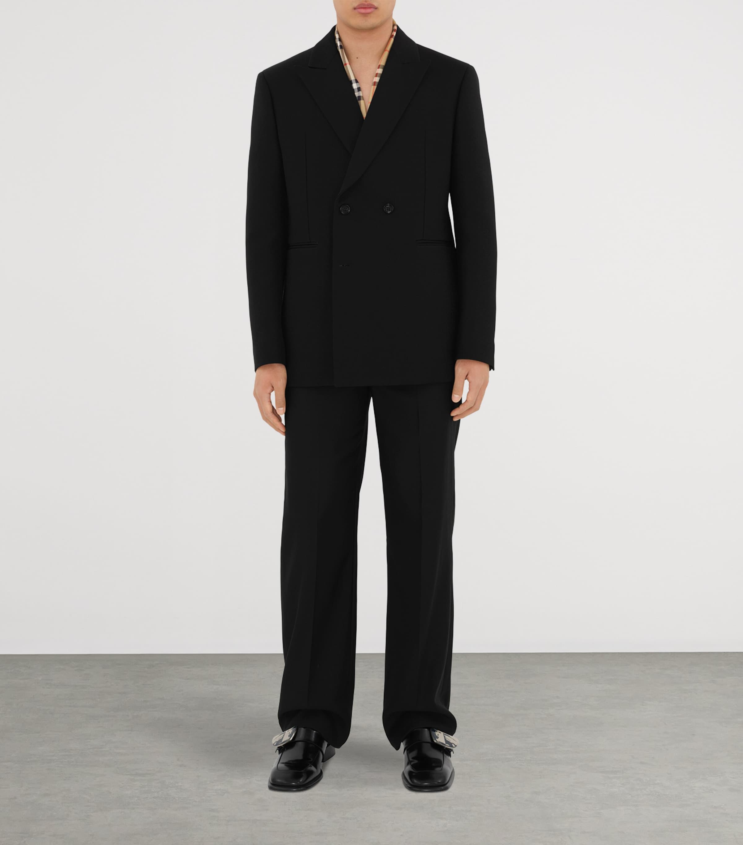 Silk Check Scarf SAND Image 6