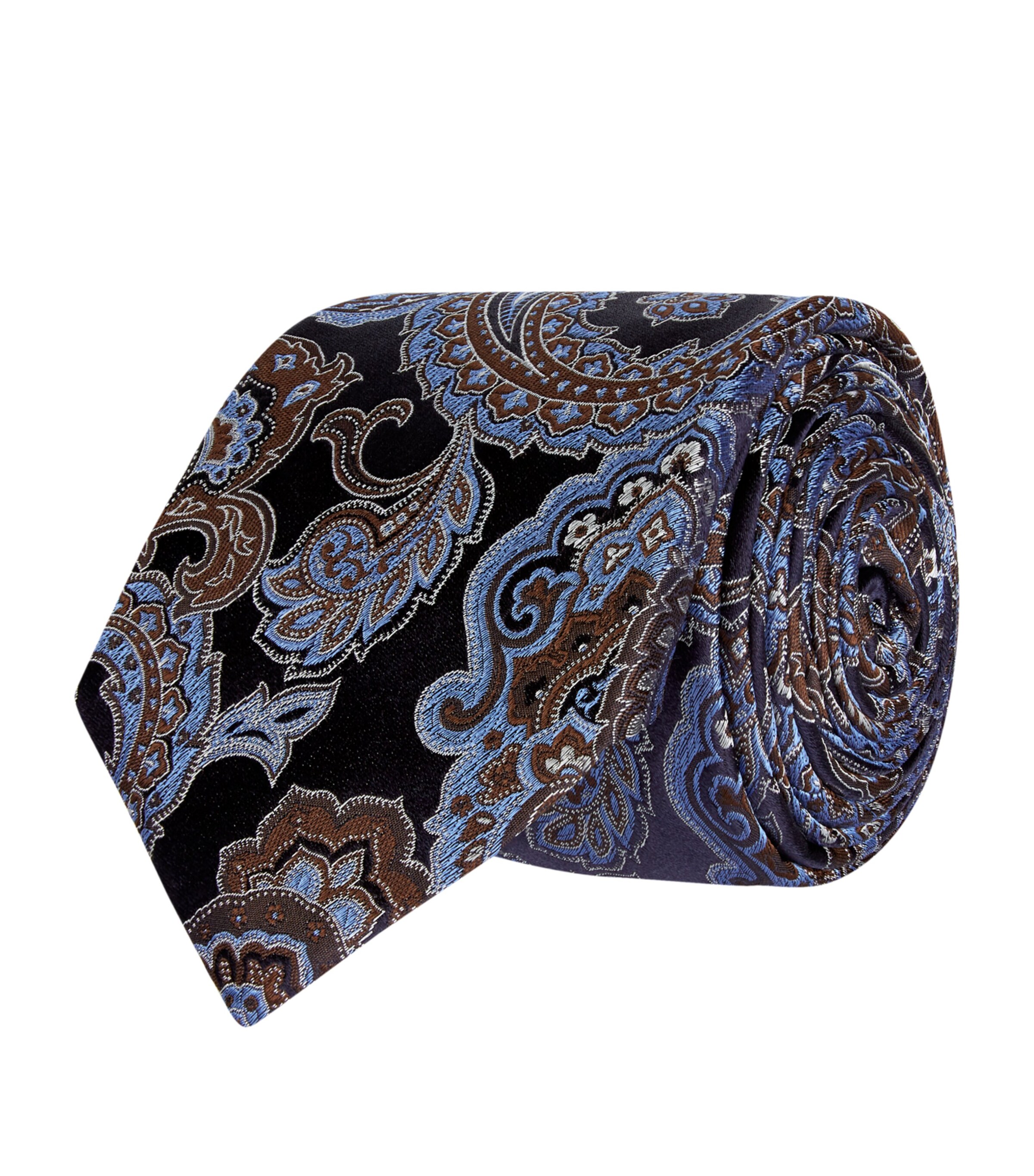 Paisley Pattern Tie 29-NVY Image 1