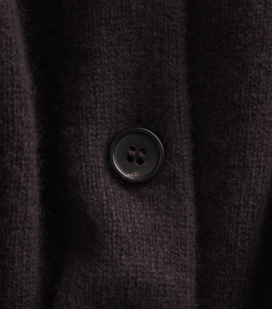 Le Kasha Womens this shirt cardigan from la kasha, organic cashmere Prune Image 6