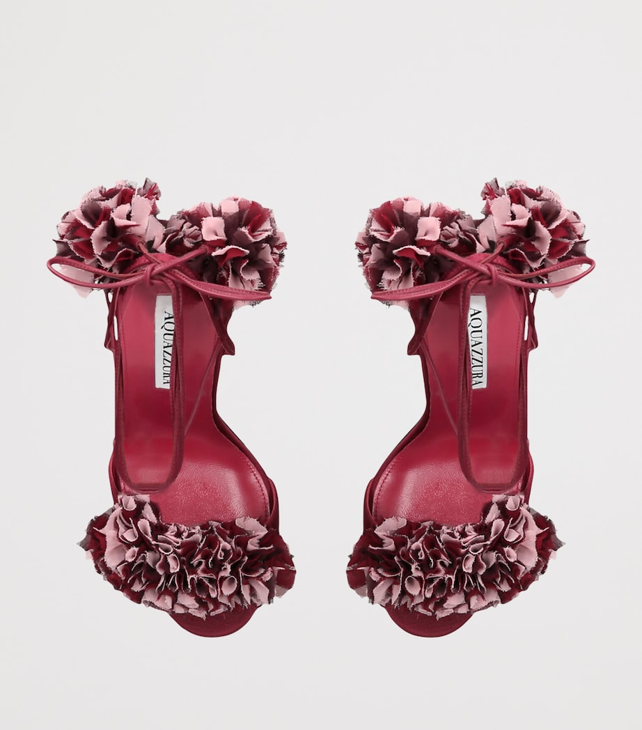 Leather Cherry Kiss Sandals 105 RED Image 4