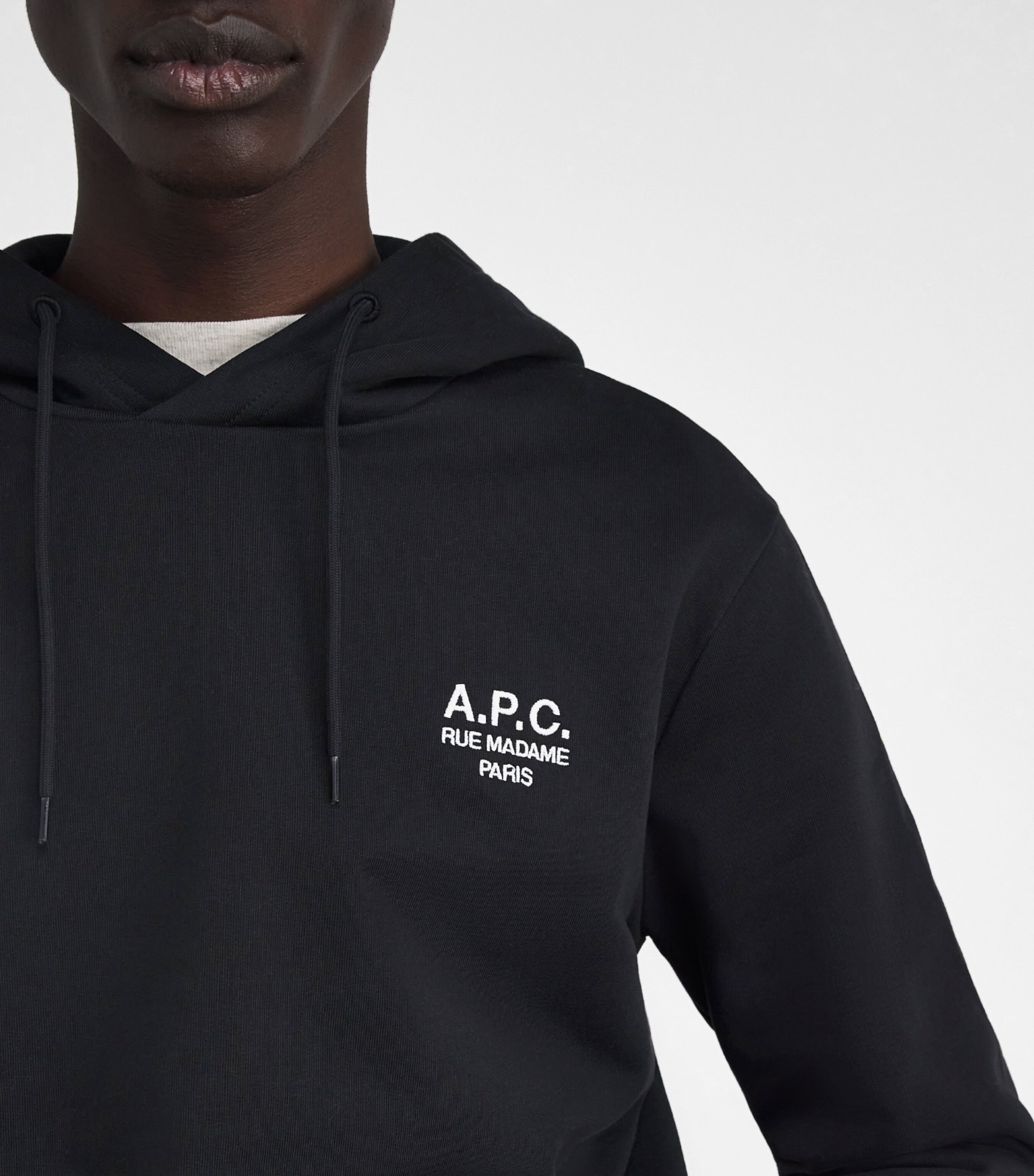 Cotton Rue Madame Logo Hoodie TZC - NOIR/BLANC Image 6