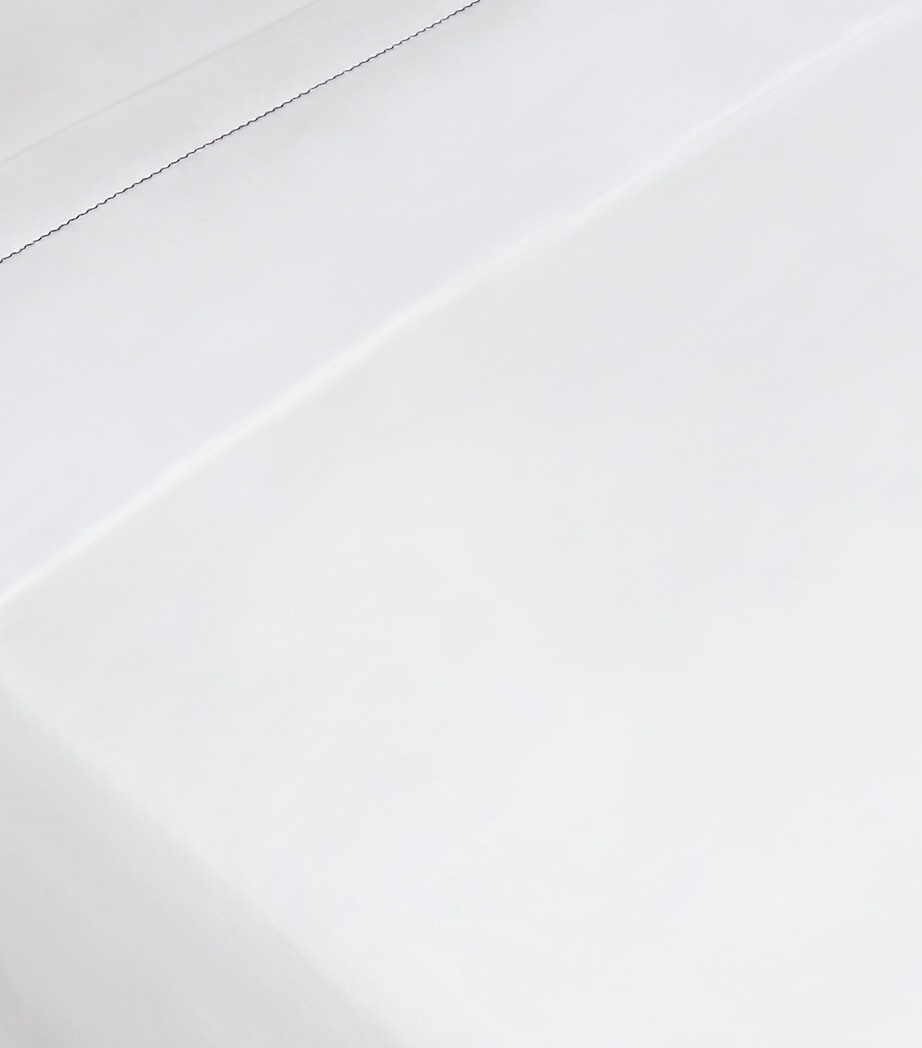 Sea Island Oxford Pillowcase (50cm x 75cm) WHITE Image 4