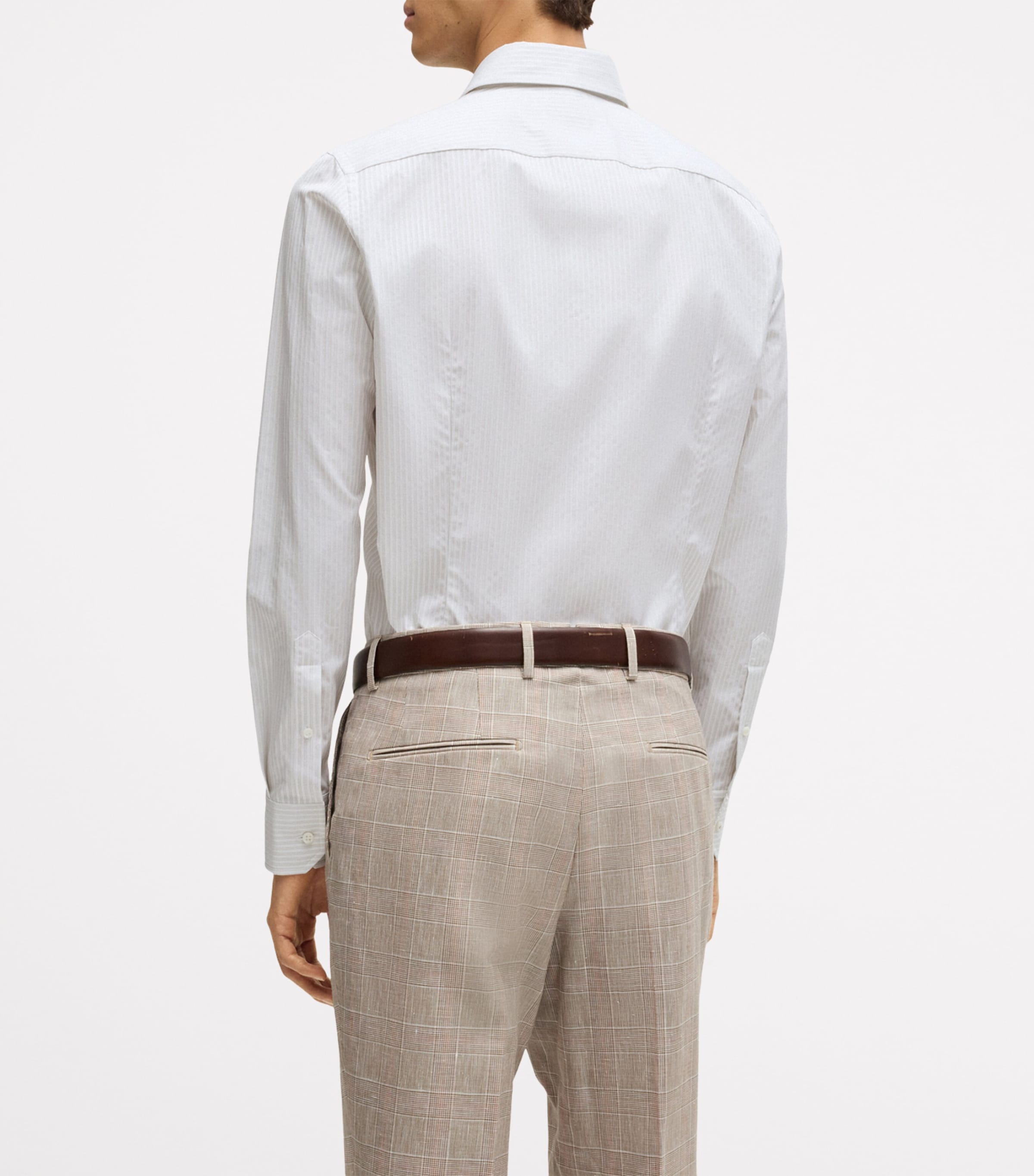 Regenerative Cotton Striped Shirt 072 Image 3