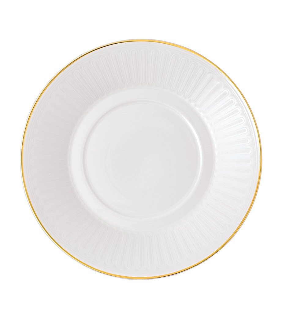 Bone Porcelain Château Septfontaines Soup Cup Saucer WHITE Image 1