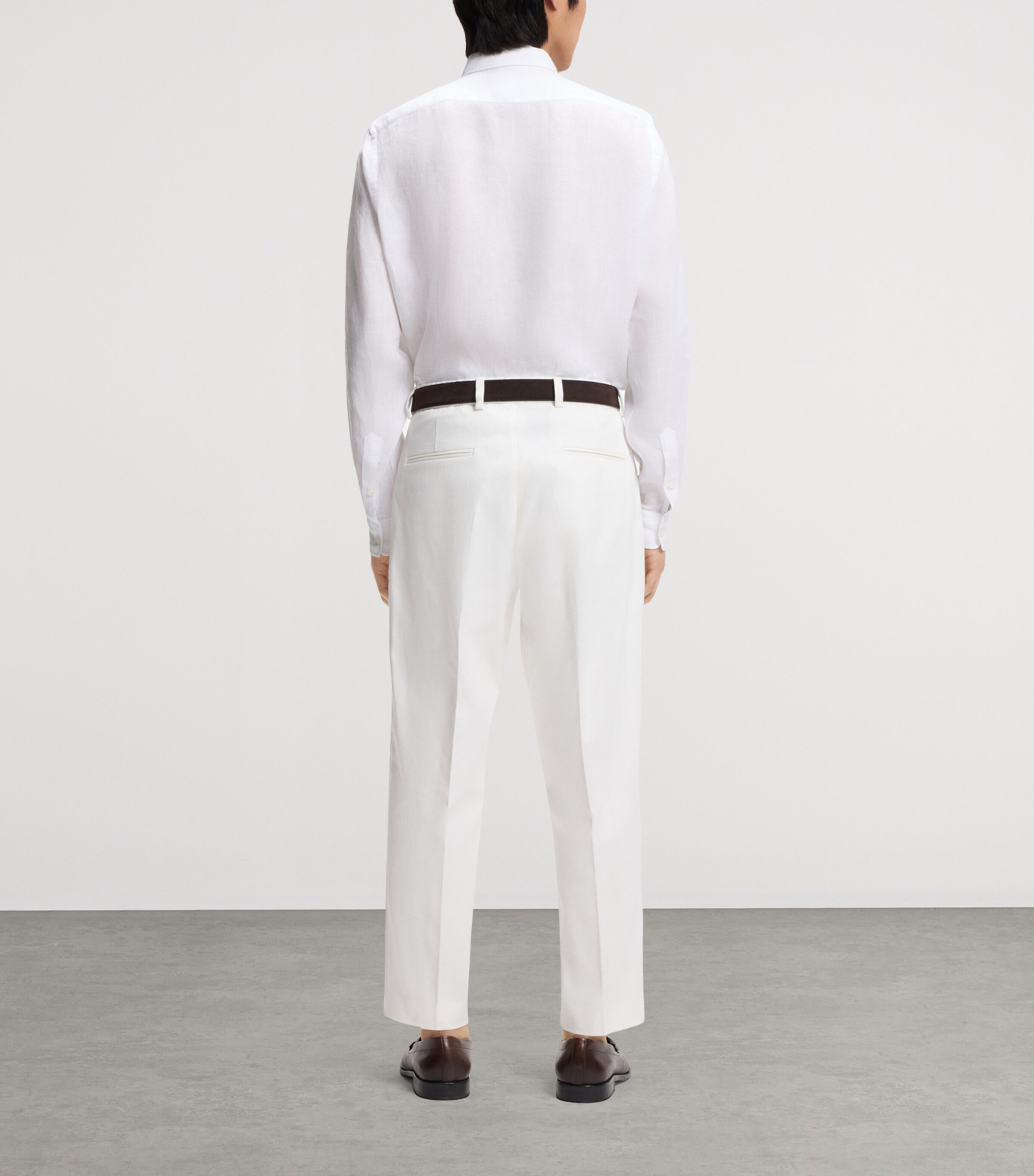 BOSS Mens Linen Regular-Fit Shirt Image 3