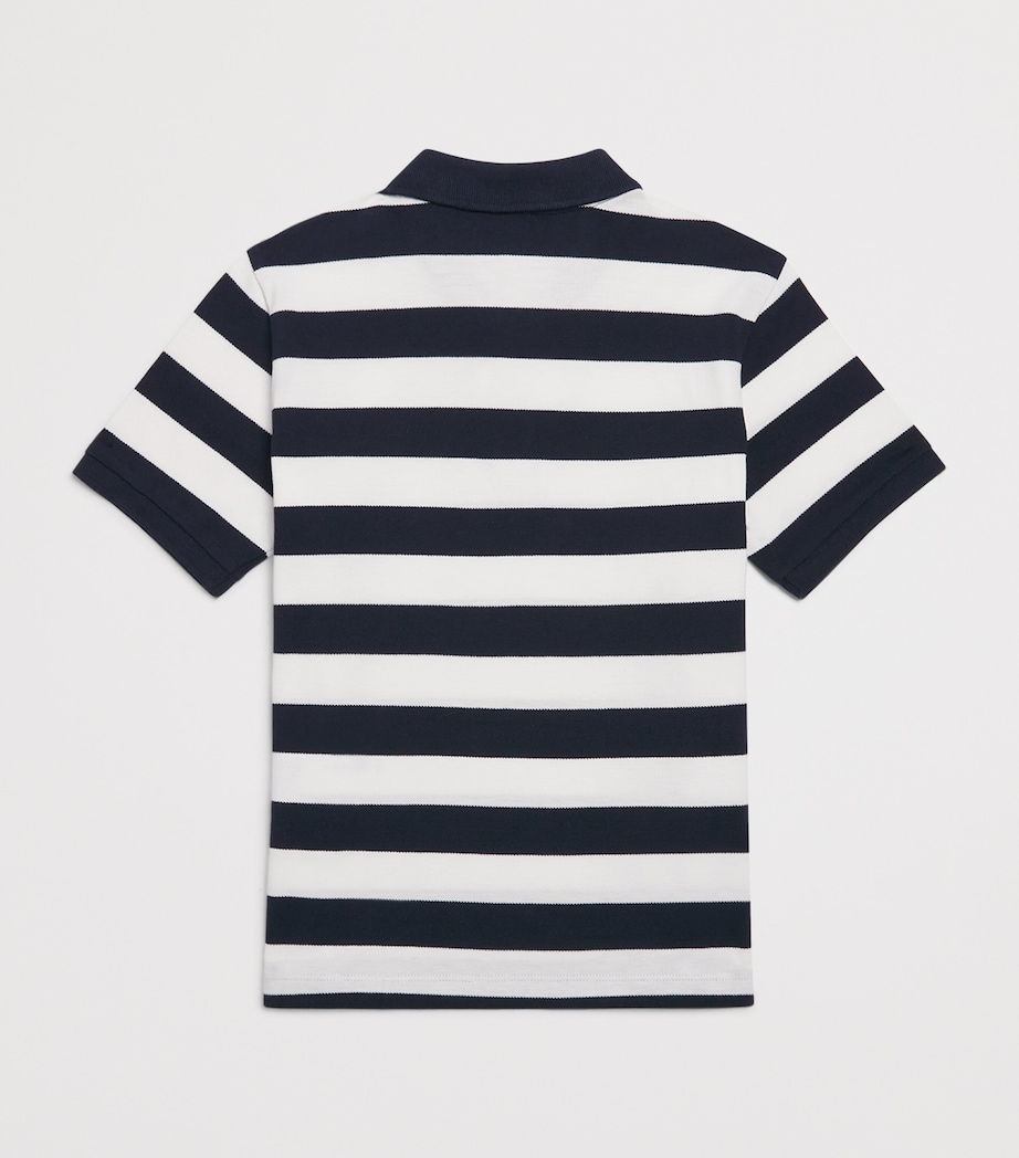 Paul & Shark Stripe Polo Shirt (8-14 Years) White/blue Image 2