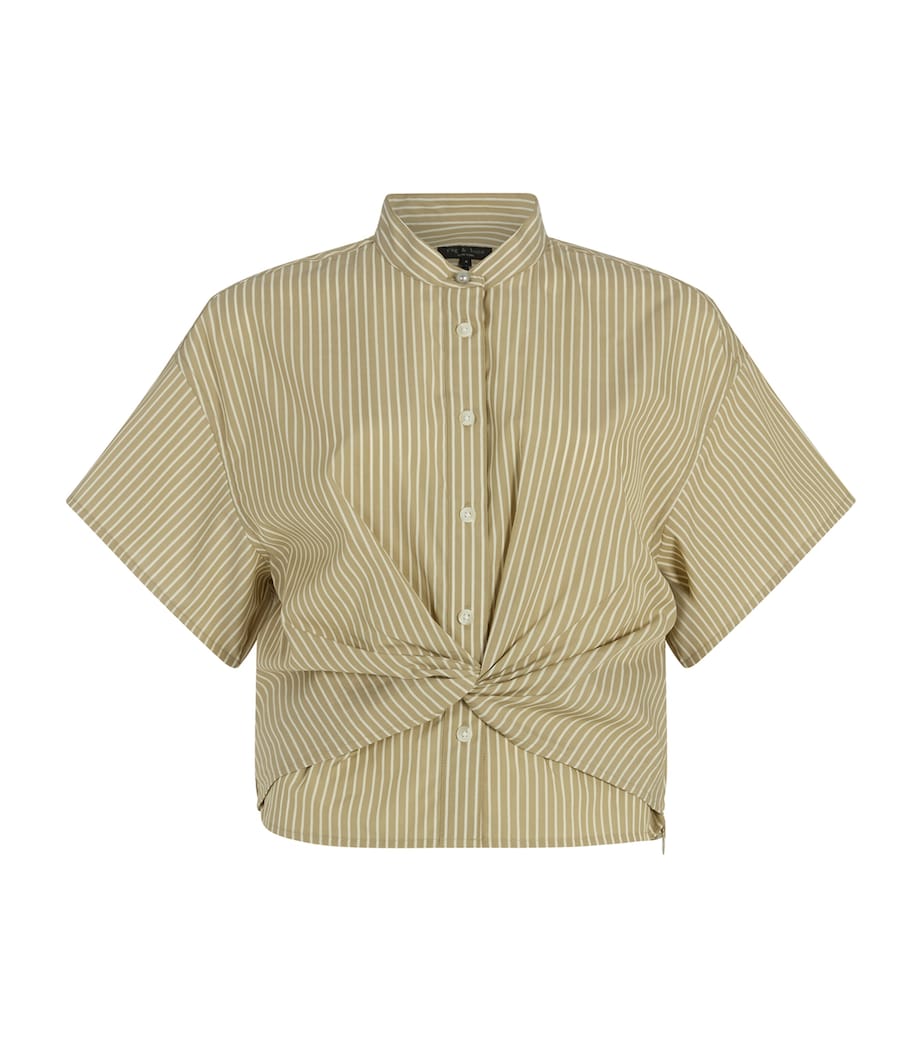Cotton Stripe Gretchen Shirt BGSTR Image 1