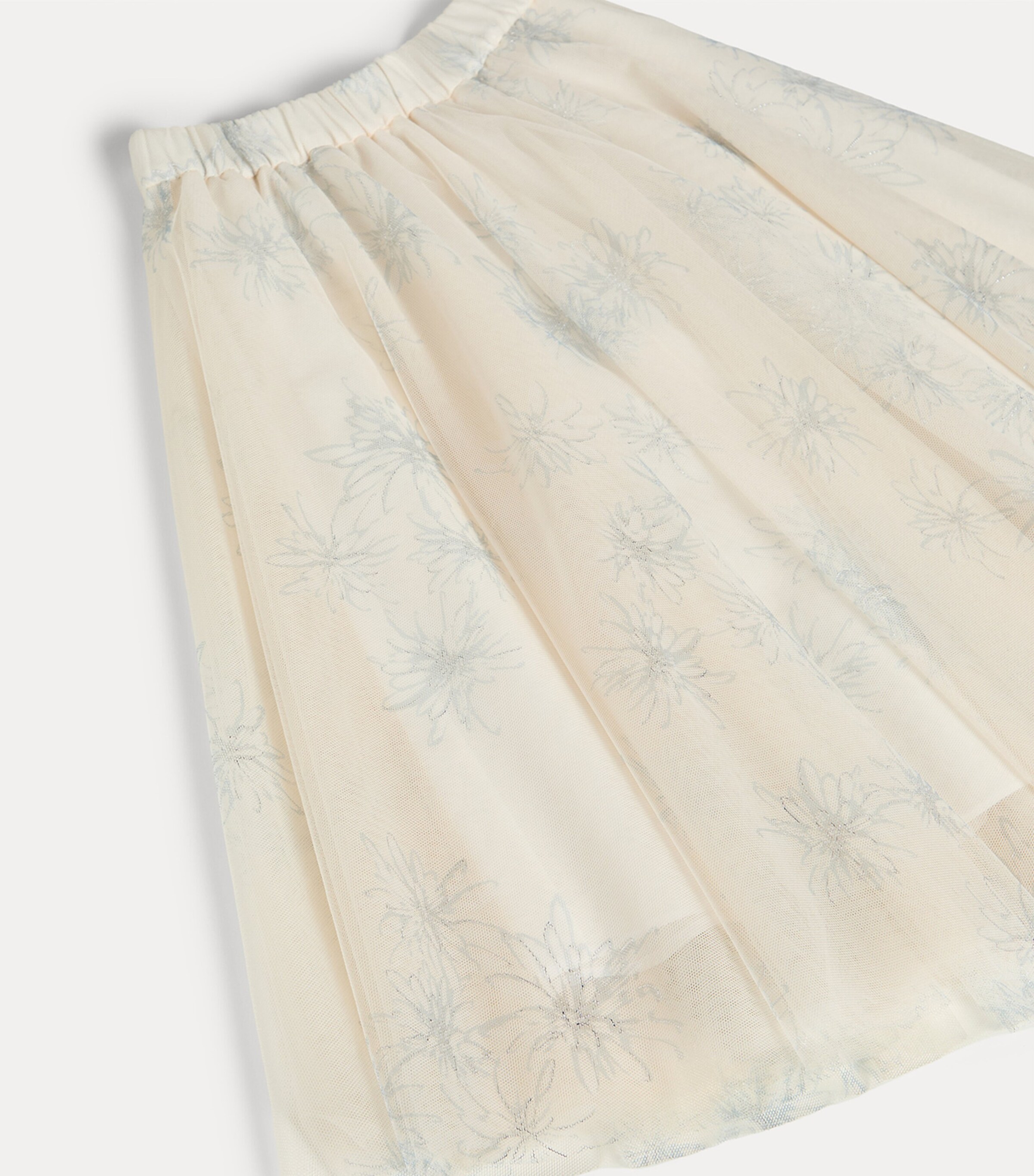 Brunello Cucinelli Kids Sheer Embellished Skirt (4-6 Years) Image 3