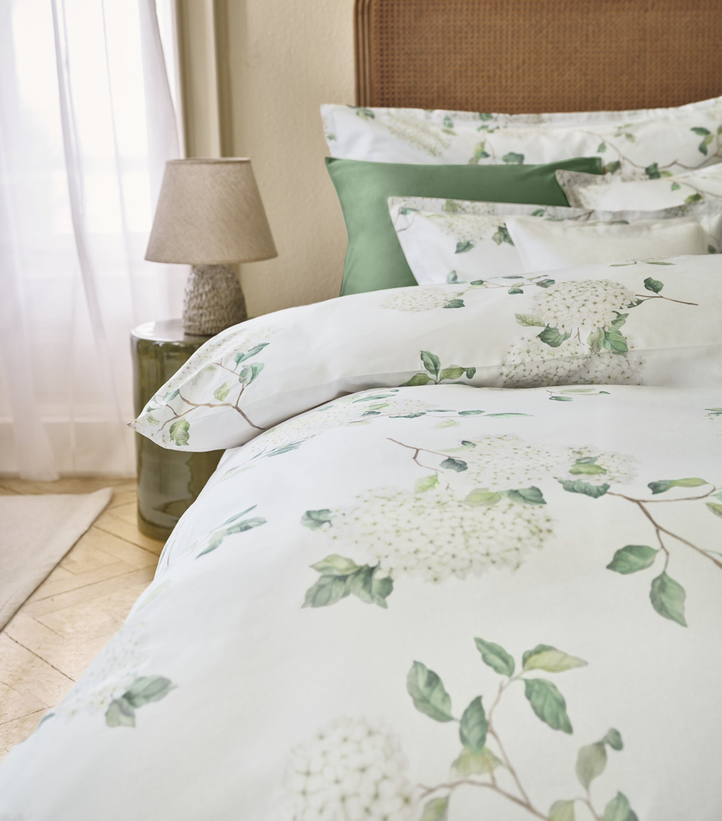 Schlossberg Hortensia King Oxford Pillowcase (50cm x 90cm) Blanc Image 3