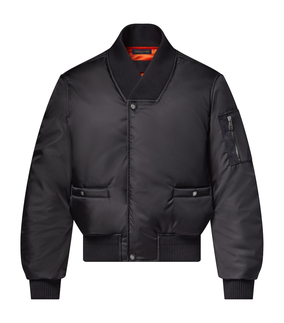 Technical Twill Flight Jacket BLACK Image 1