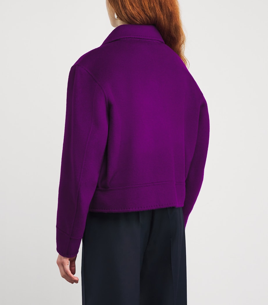 Cashmere Trocadero Jacket PURPLE Image 4