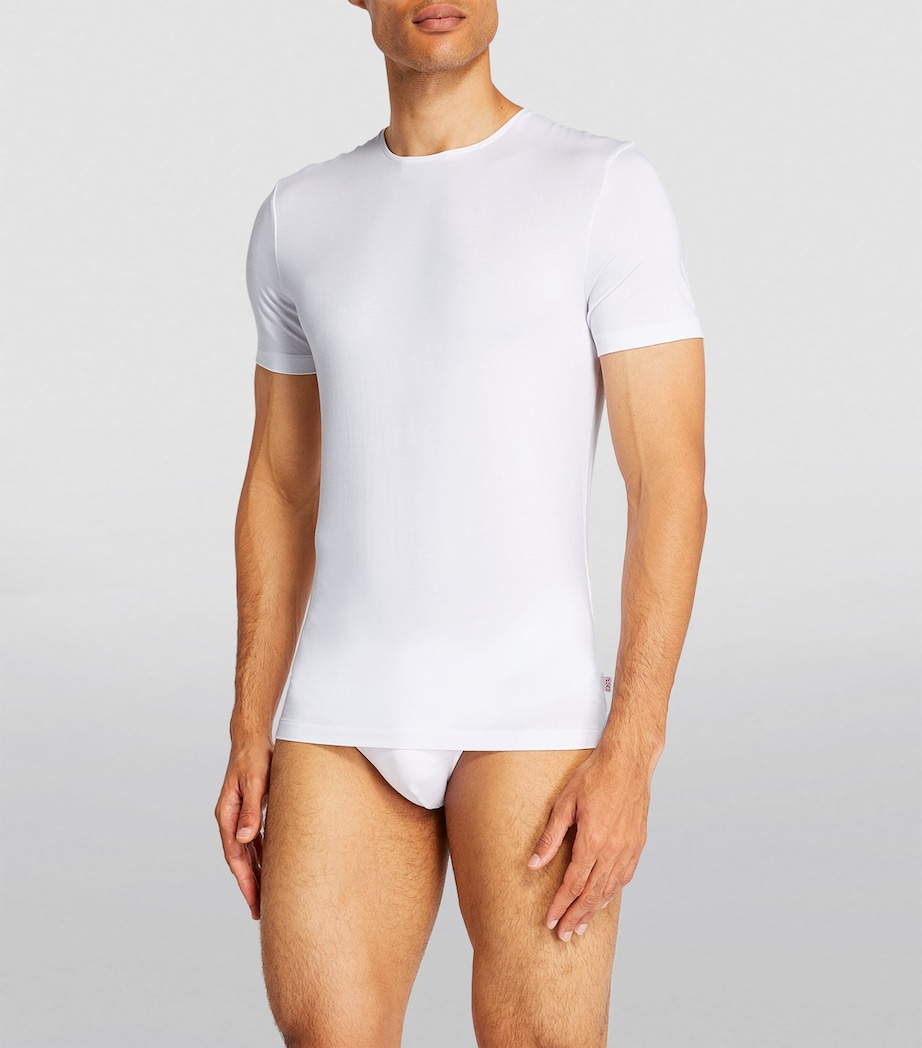 Modal Micro T-Shirt WHITE Image 2