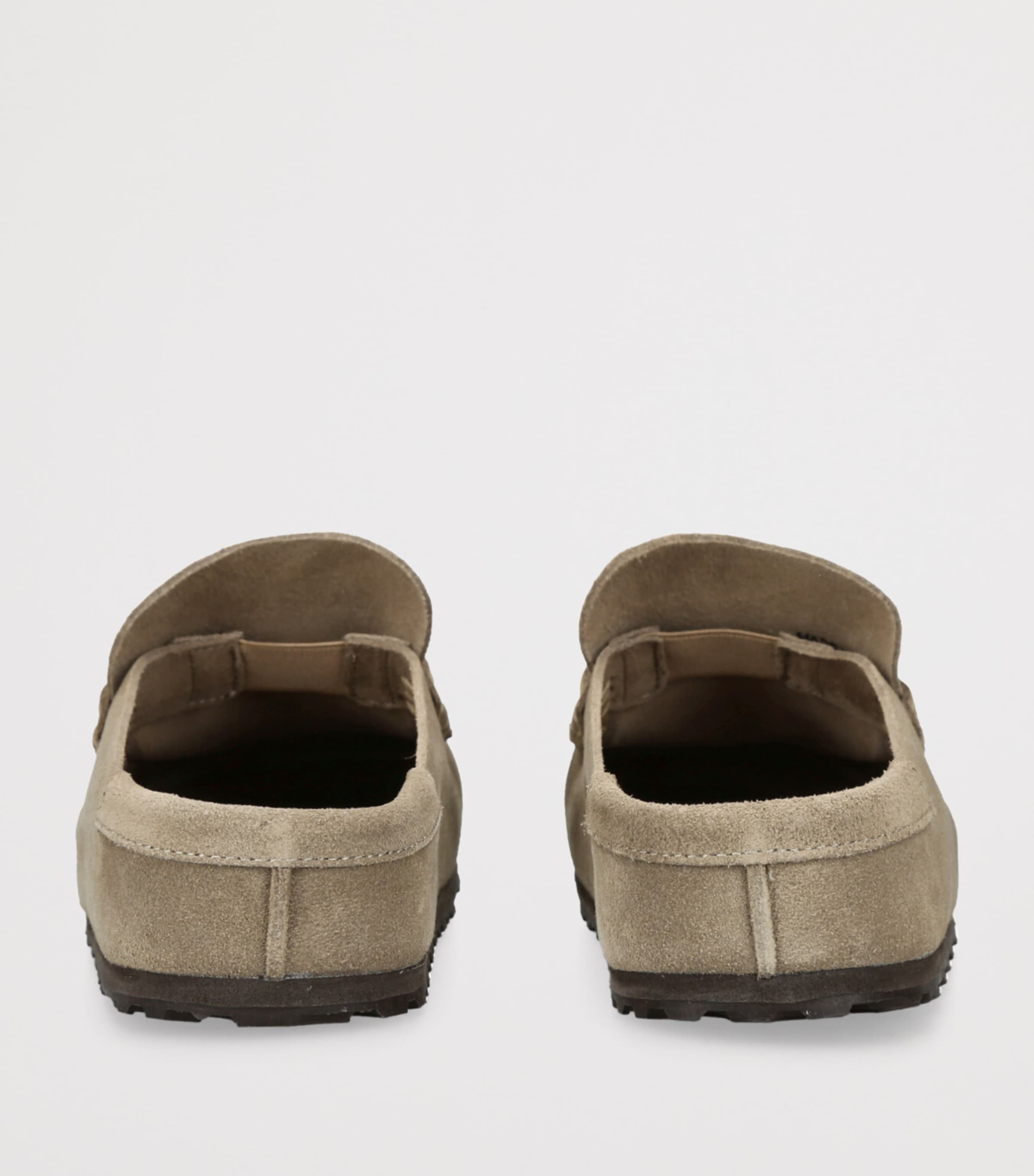 Suede Naples Wrapped Clogs TAUPE Image 2