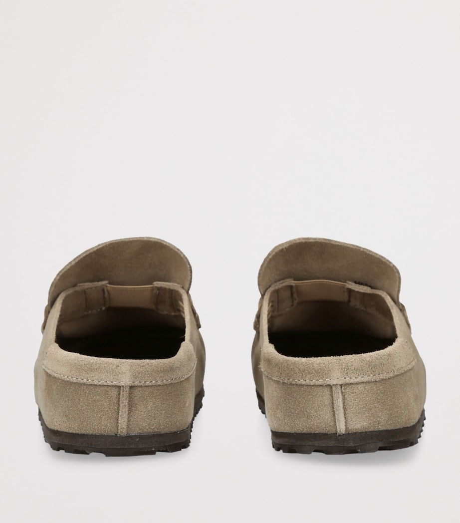 Suede Naples Wrapped Clogs TAUPE Image 2