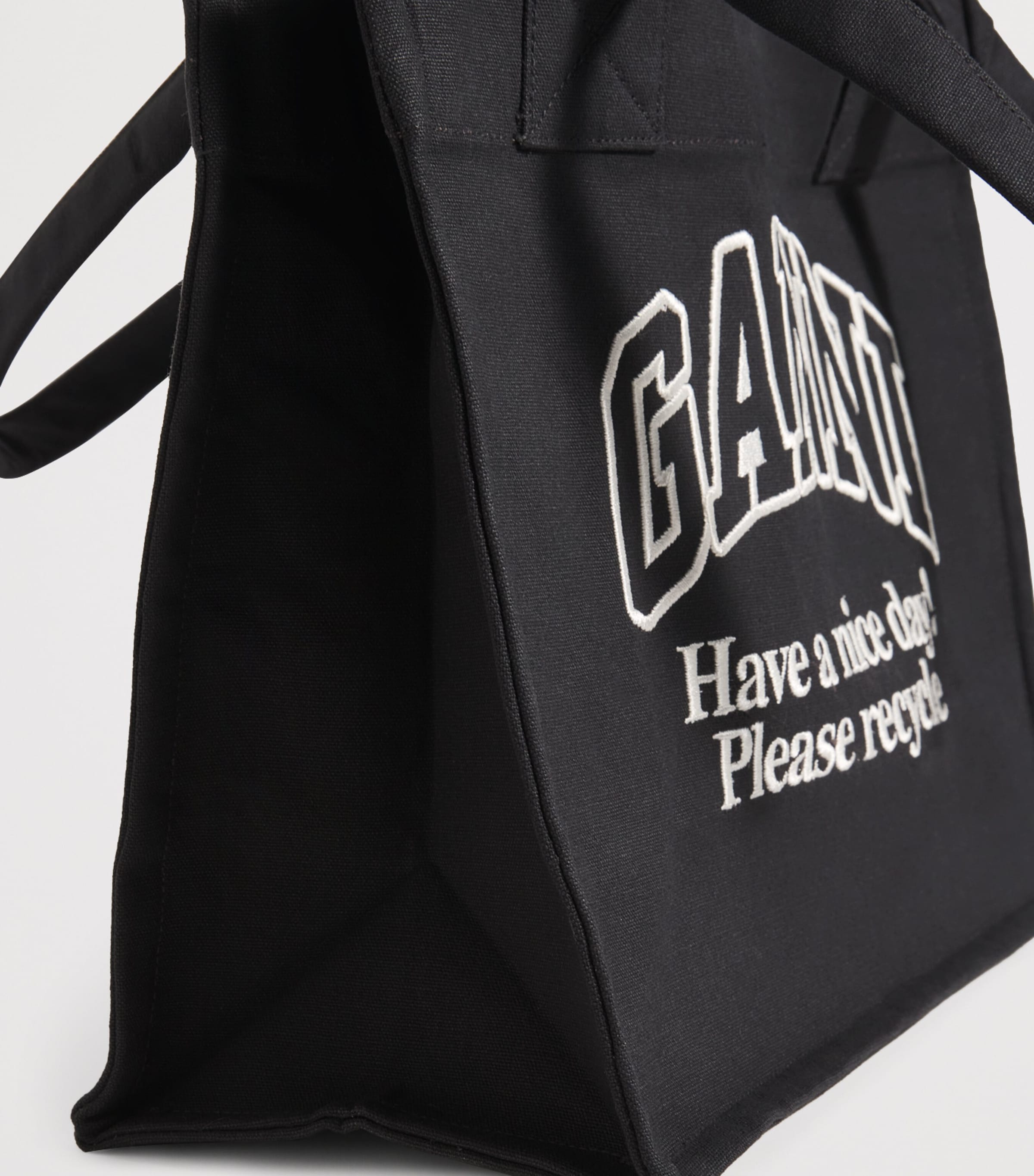 Large Recycled Cotton Tote Bag 252 PHANTOM Image 4