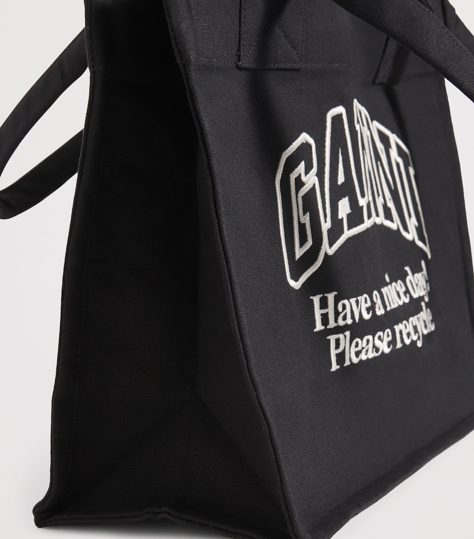 Large Recycled Cotton Tote Bag 252 PHANTOM Image 4