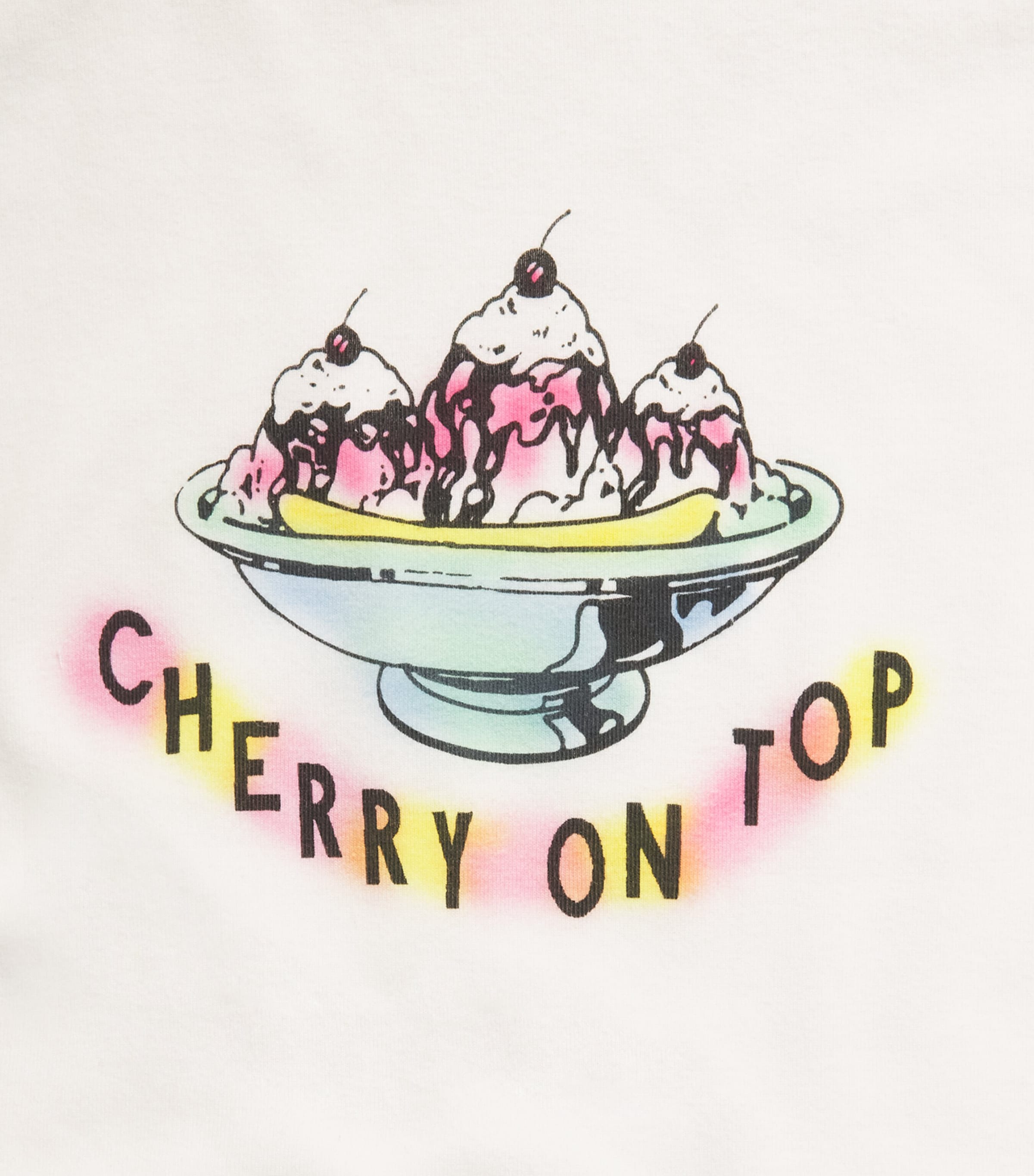 MOTHER Womens Printed The Itty Bitty Ringer T-Shirt Top Cherry On T Image 6