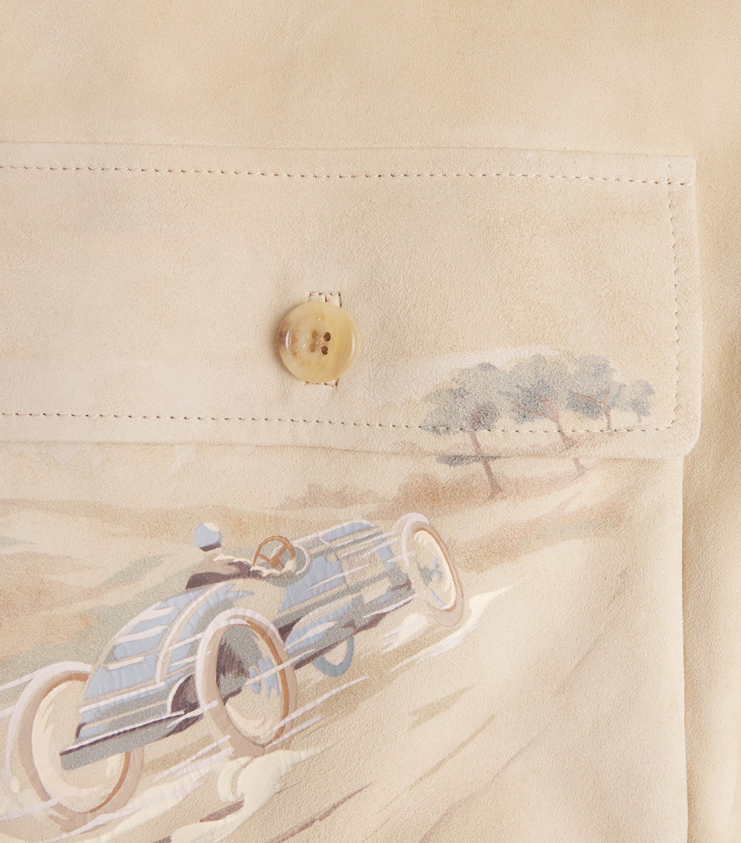 Suede Painted Hayworth Jacket BROWN Image 5