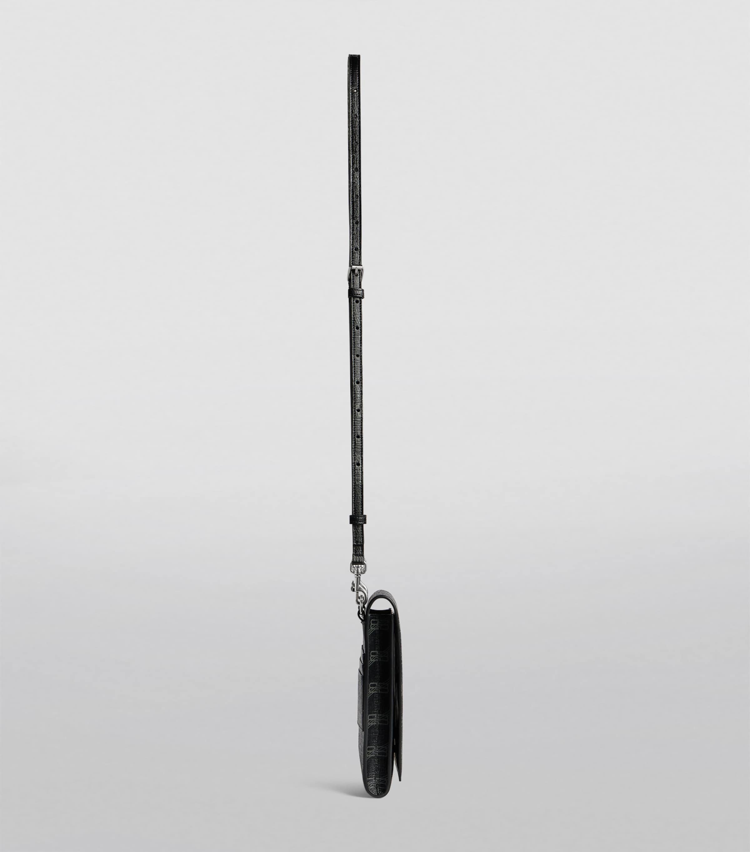 バレンシアガ　PHONE HOLDER バレンシアガ - BALENCIAGA | PASSPORT PHONE HOLDER-Black-Fの
