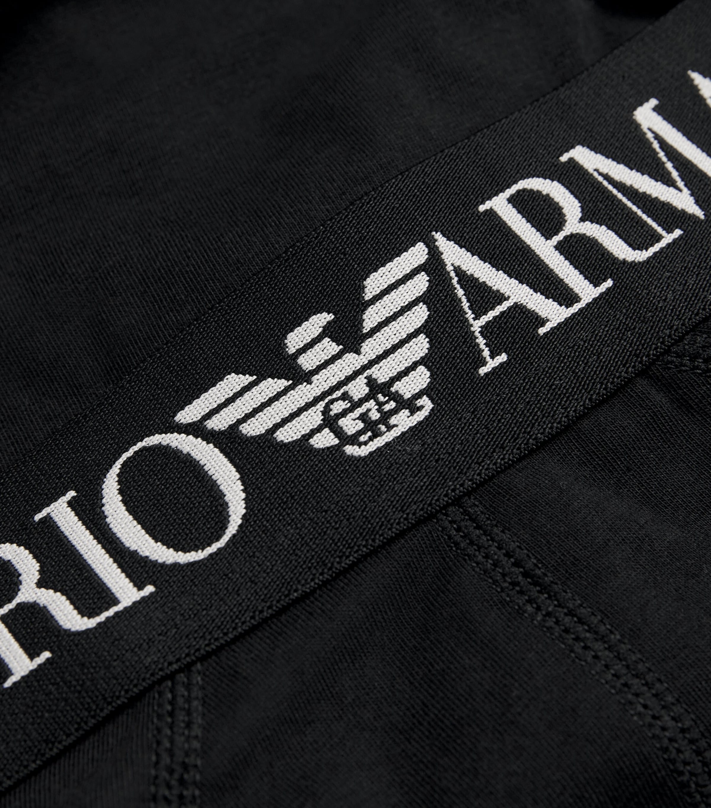 Stretch-Cotton Logo Briefs UC001 BLACK Image 5