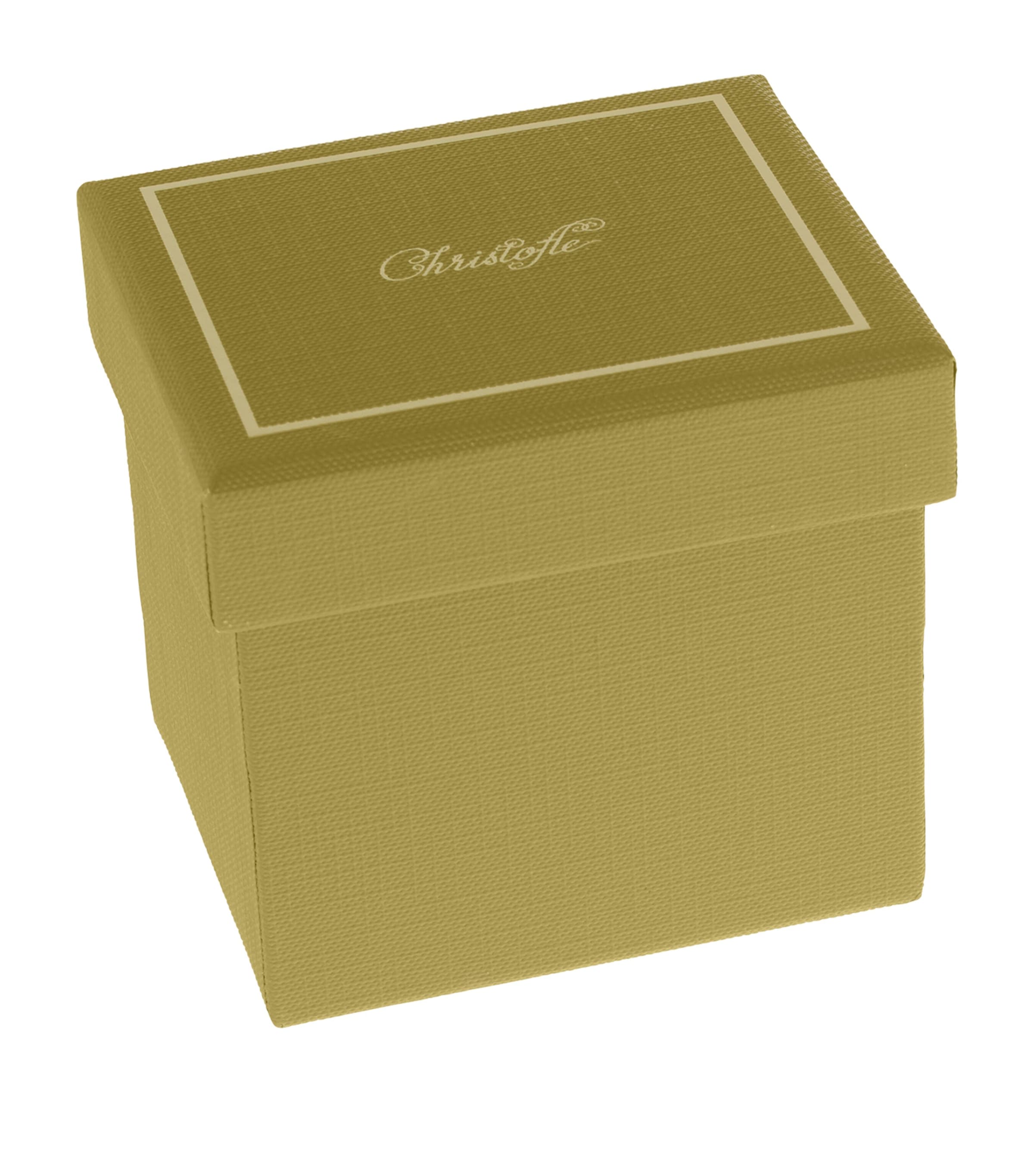 Christofle Leather Objets Miroir Coffee Cup Ring Red Image 5