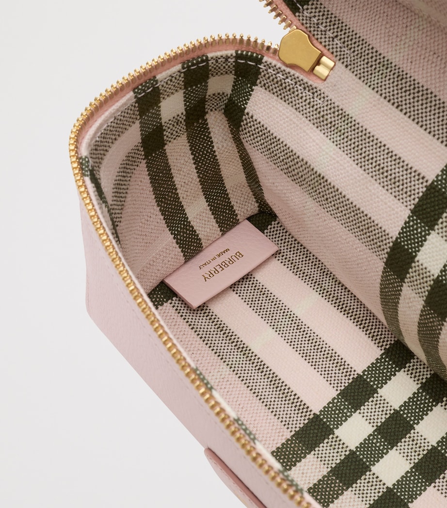 Burberry Leather Bloomsbury Vanity Bag Cameo Pink/mallow Pk Image 4