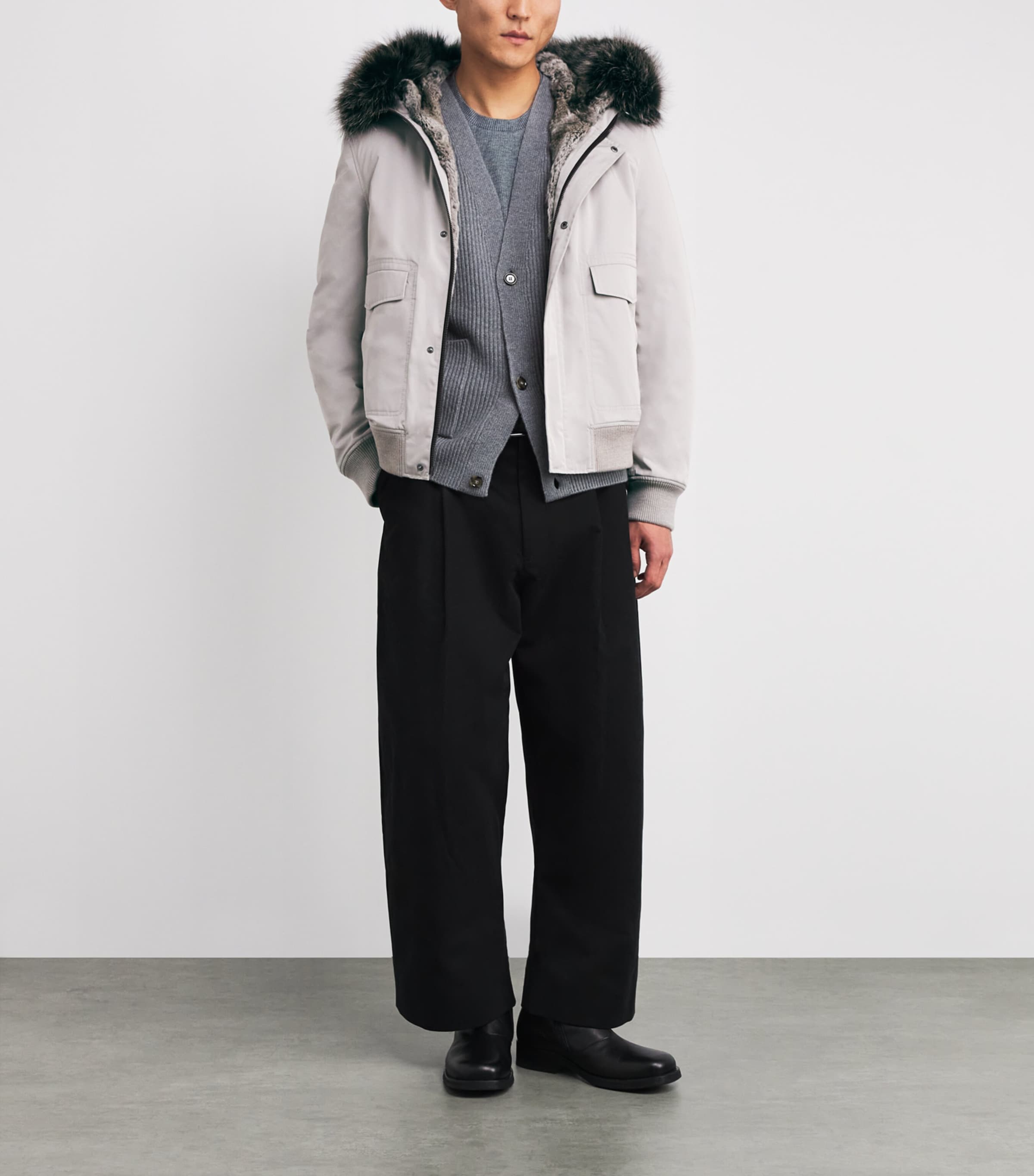 Down Coyote Fur-Trim Parka B3145/SIROCCO Image 2