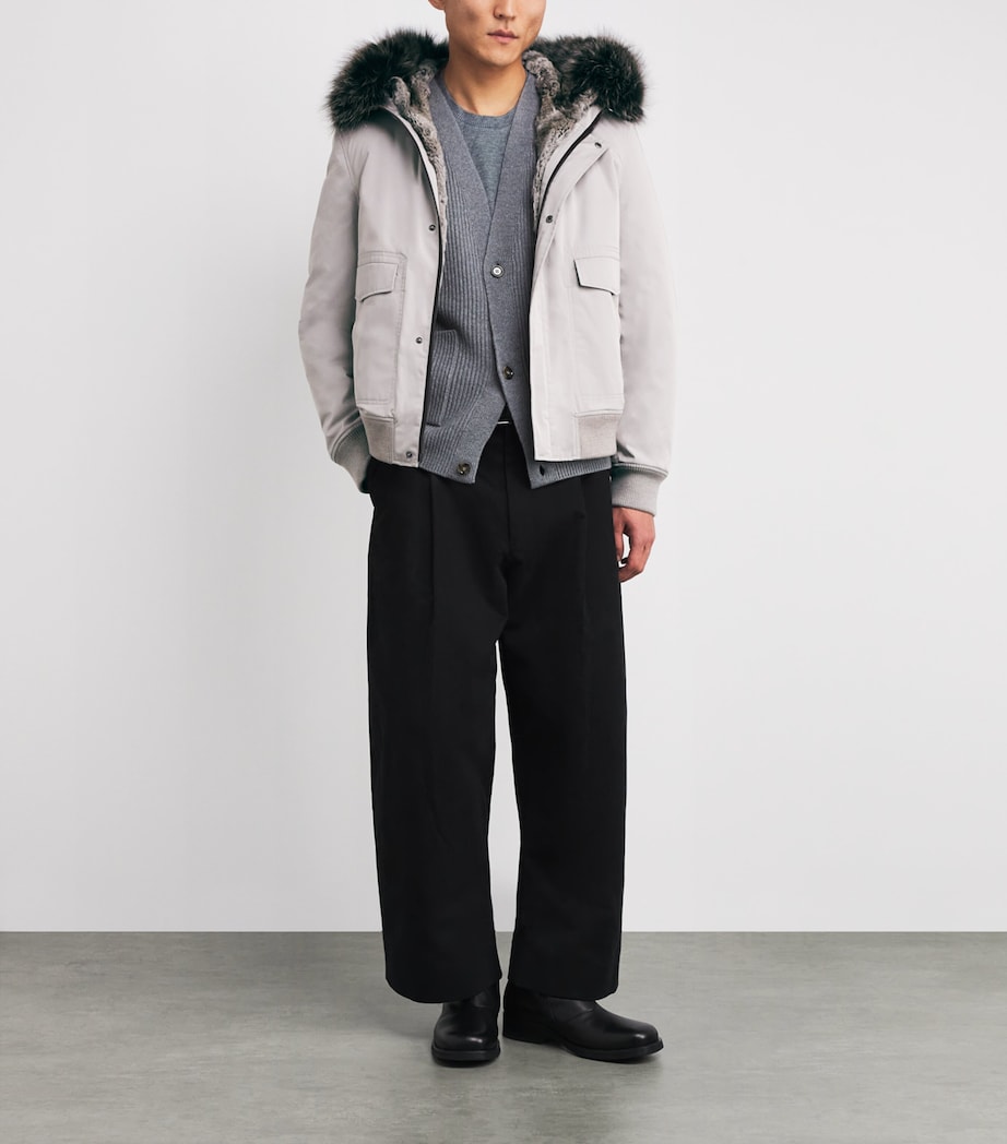 Down Coyote Fur-Trim Parka B3145/SIROCCO Image 2