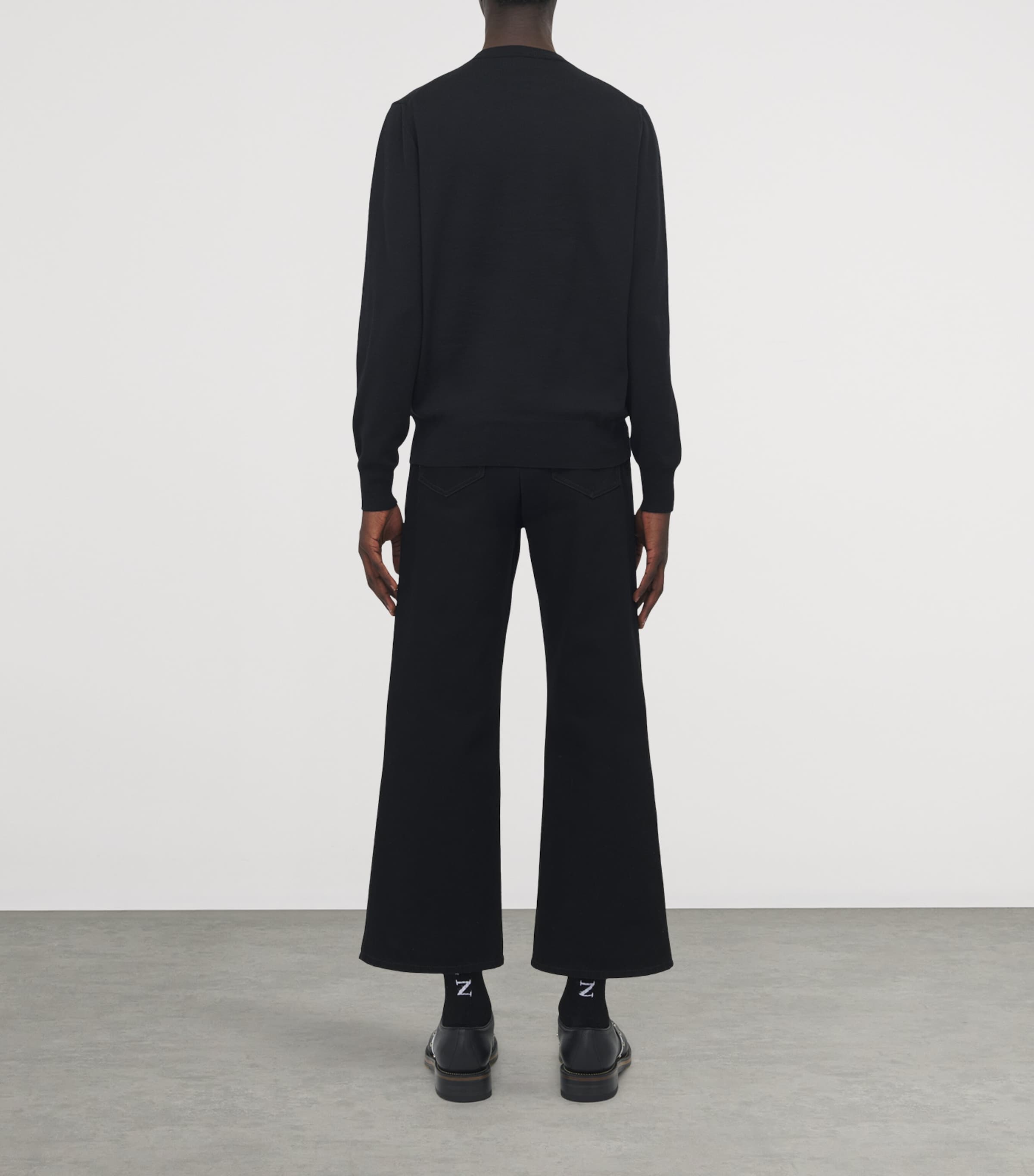 Merino Wool Logo Sweater 1218 Image 4