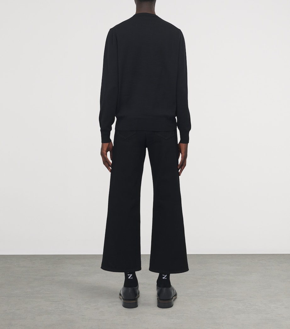 Merino Wool Logo Sweater 1218 Image 4