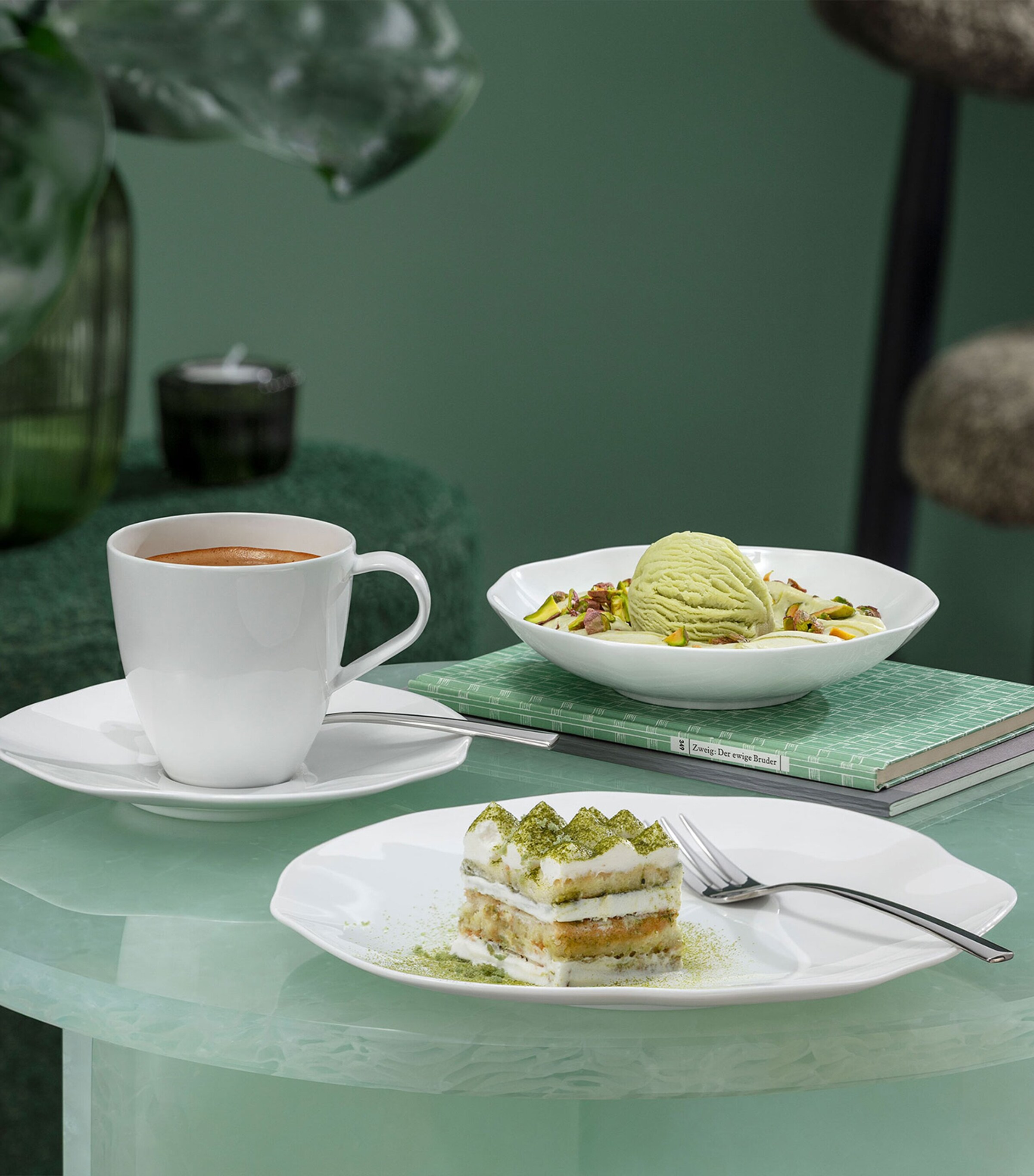 Villeroy & Boch Porcelain Pura Breakfast/Dessert Plate (22cm) White Image 3