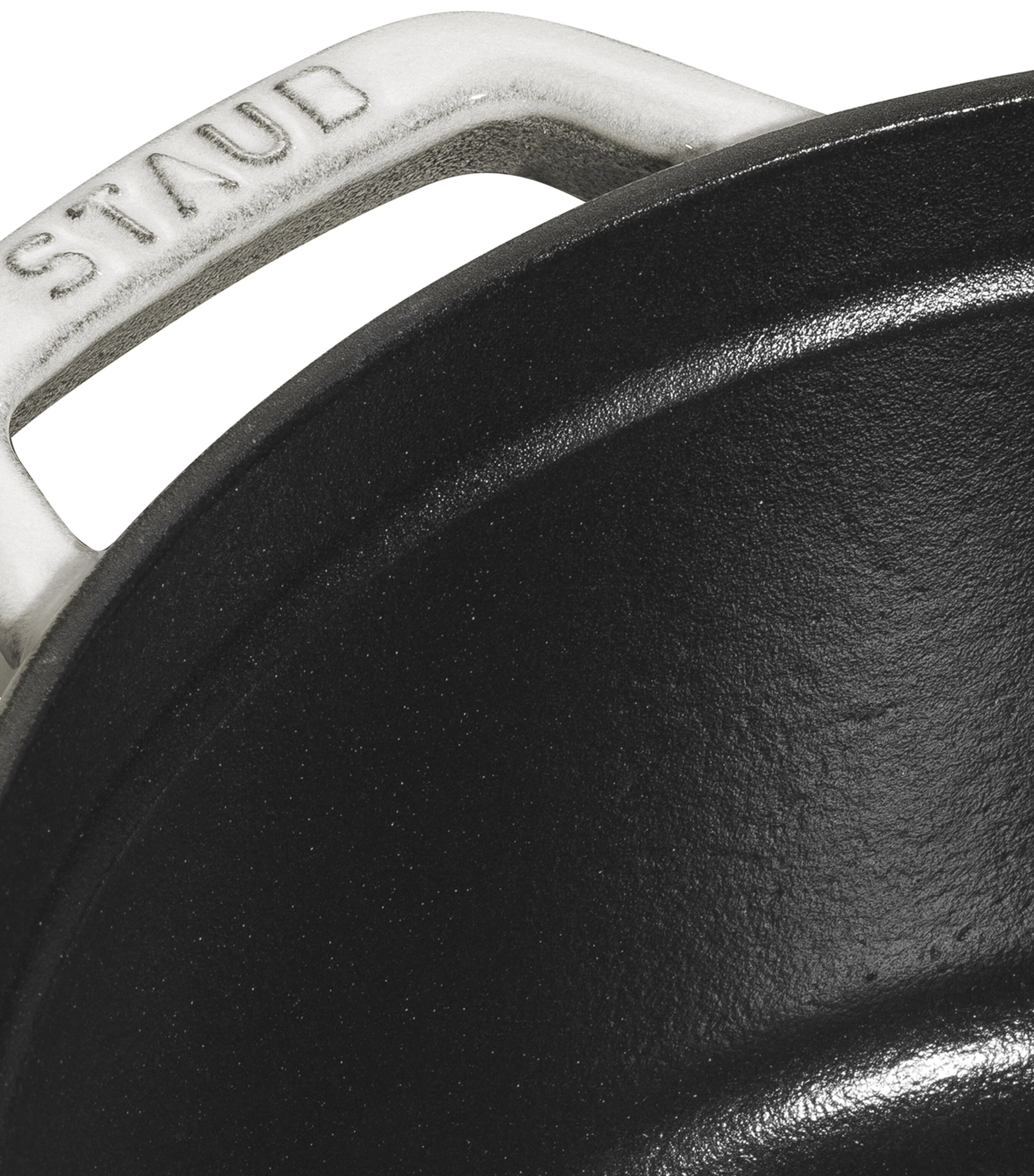 Staub Round Cocotte (24cm) White Truffle Image 6