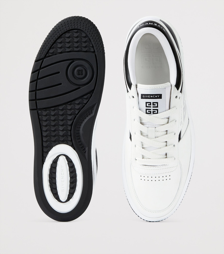 Leather G Move Sneakers WHITE/BLACK Image 4