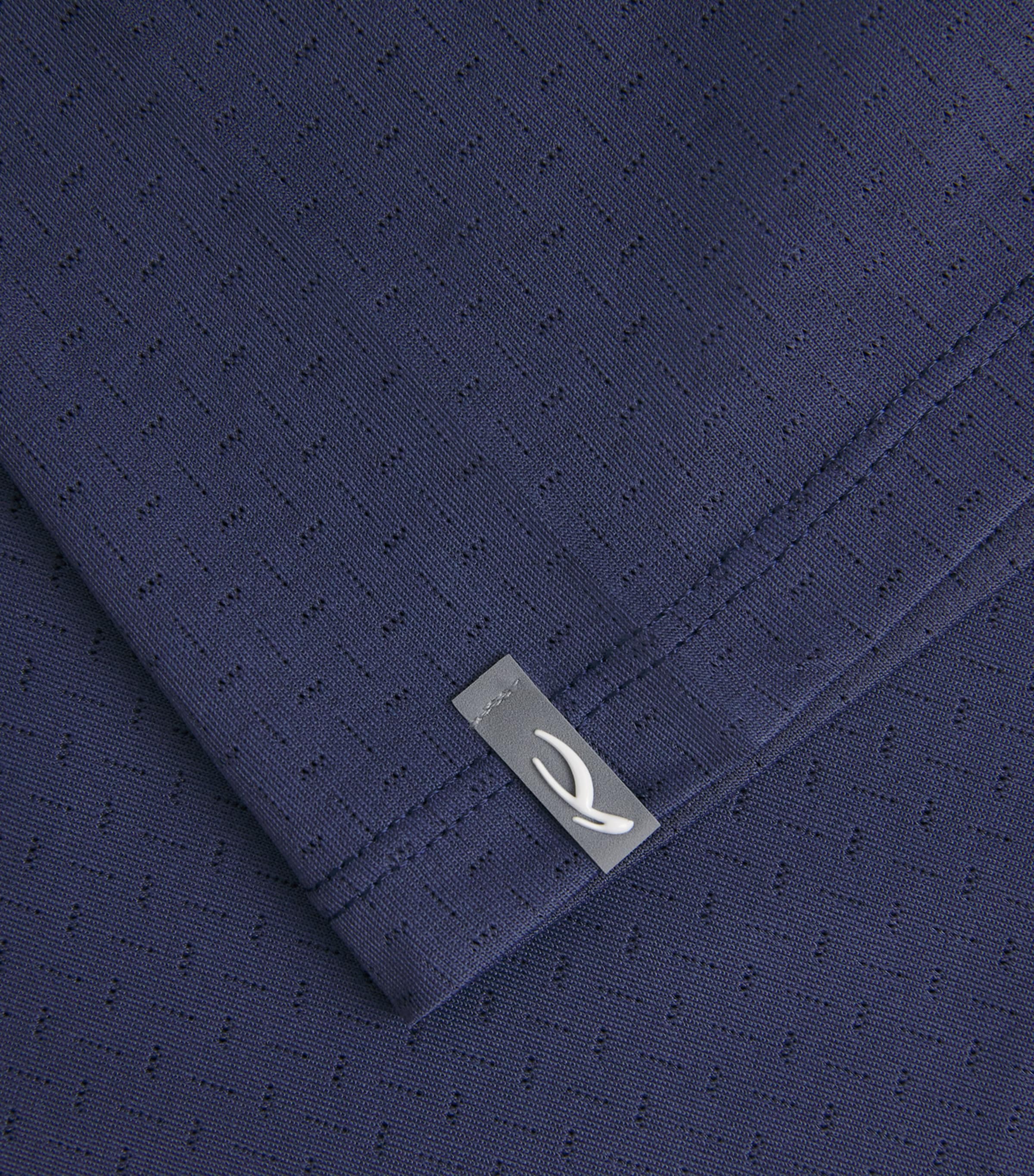 KJUS Mens Savin Structure Polo Shirt Atlanta Blue Image 6