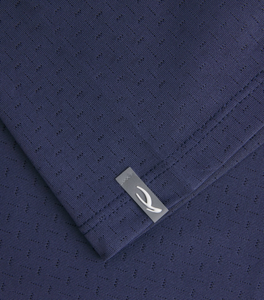 KJUS Mens Savin Structure Polo Shirt Atlanta Blue Image 6