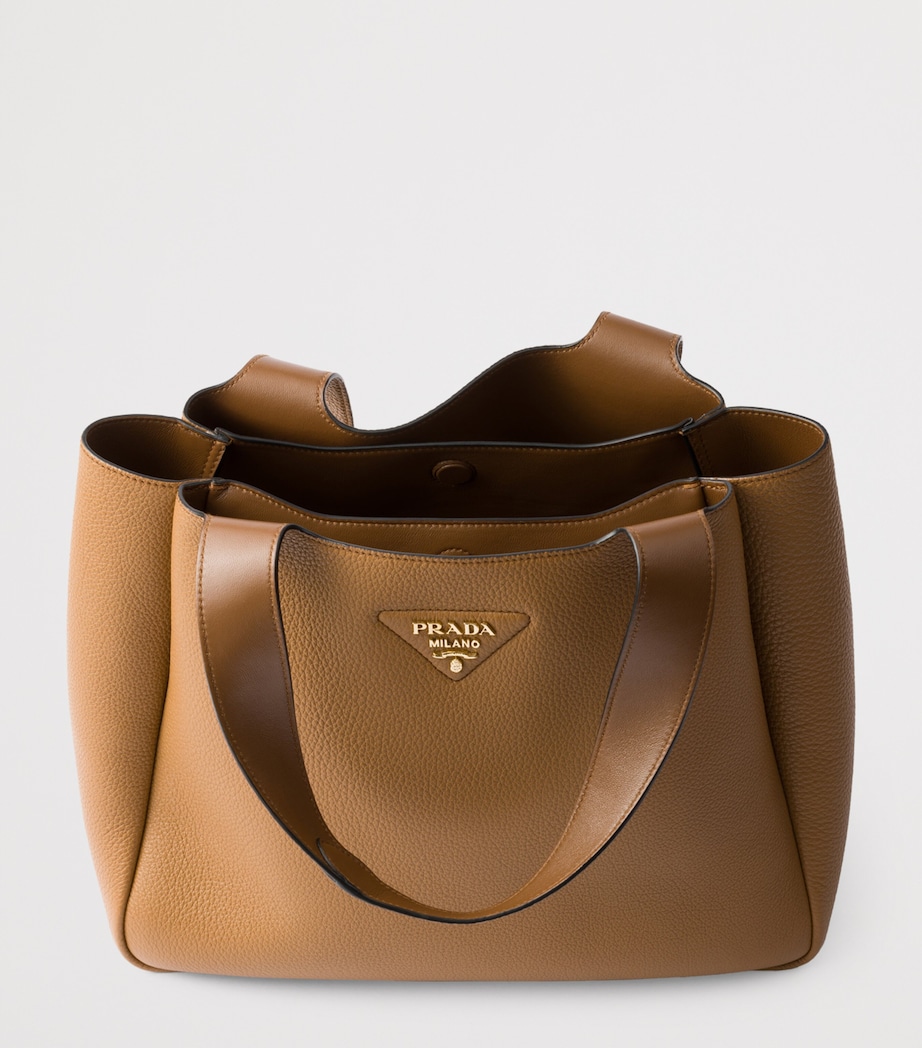 Medium Leather Tote Bag F03V8 Image 4