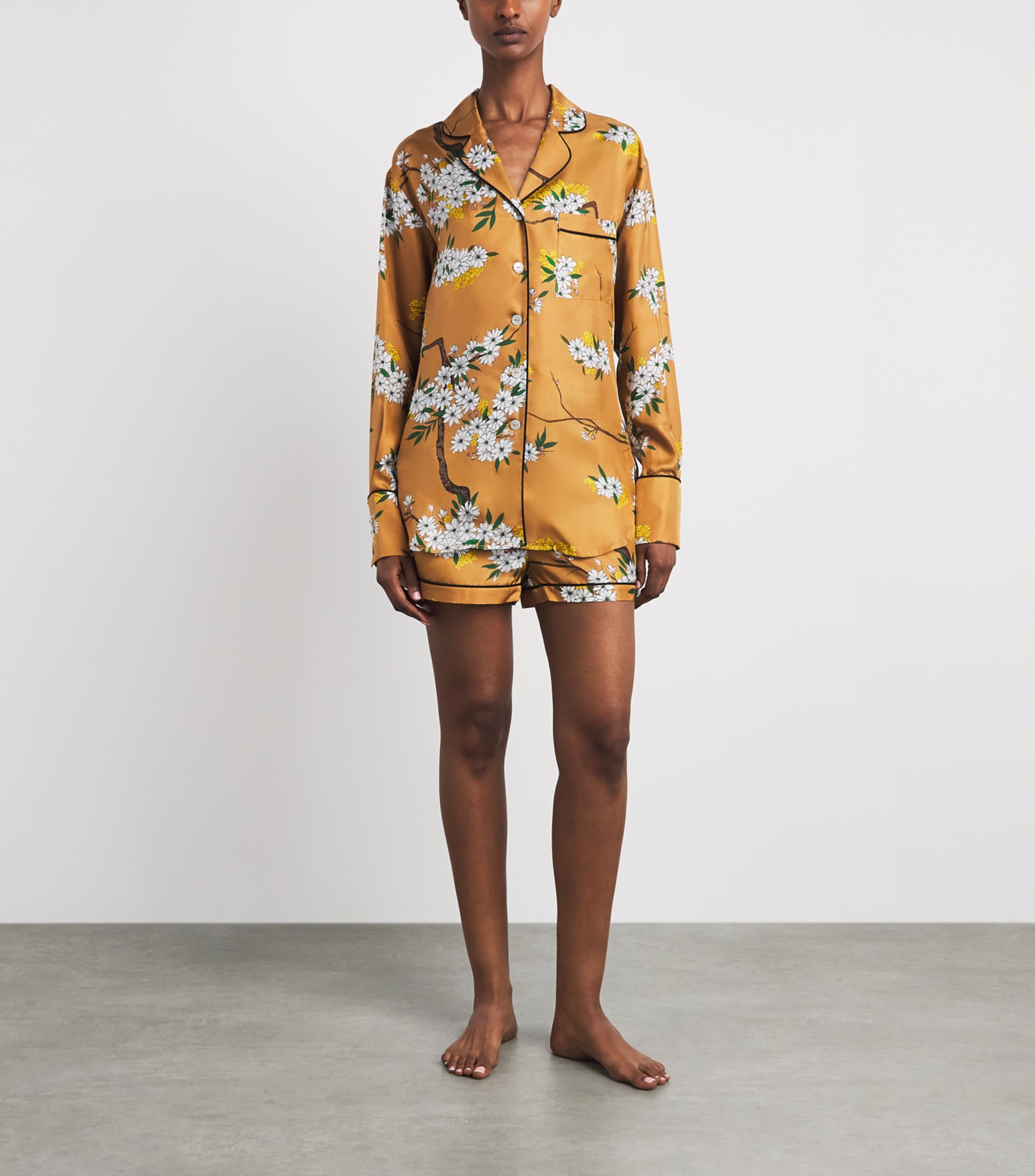 Olivia von Halle Womens Silk Carmena Alba Pyjama Set Carmena Image 2