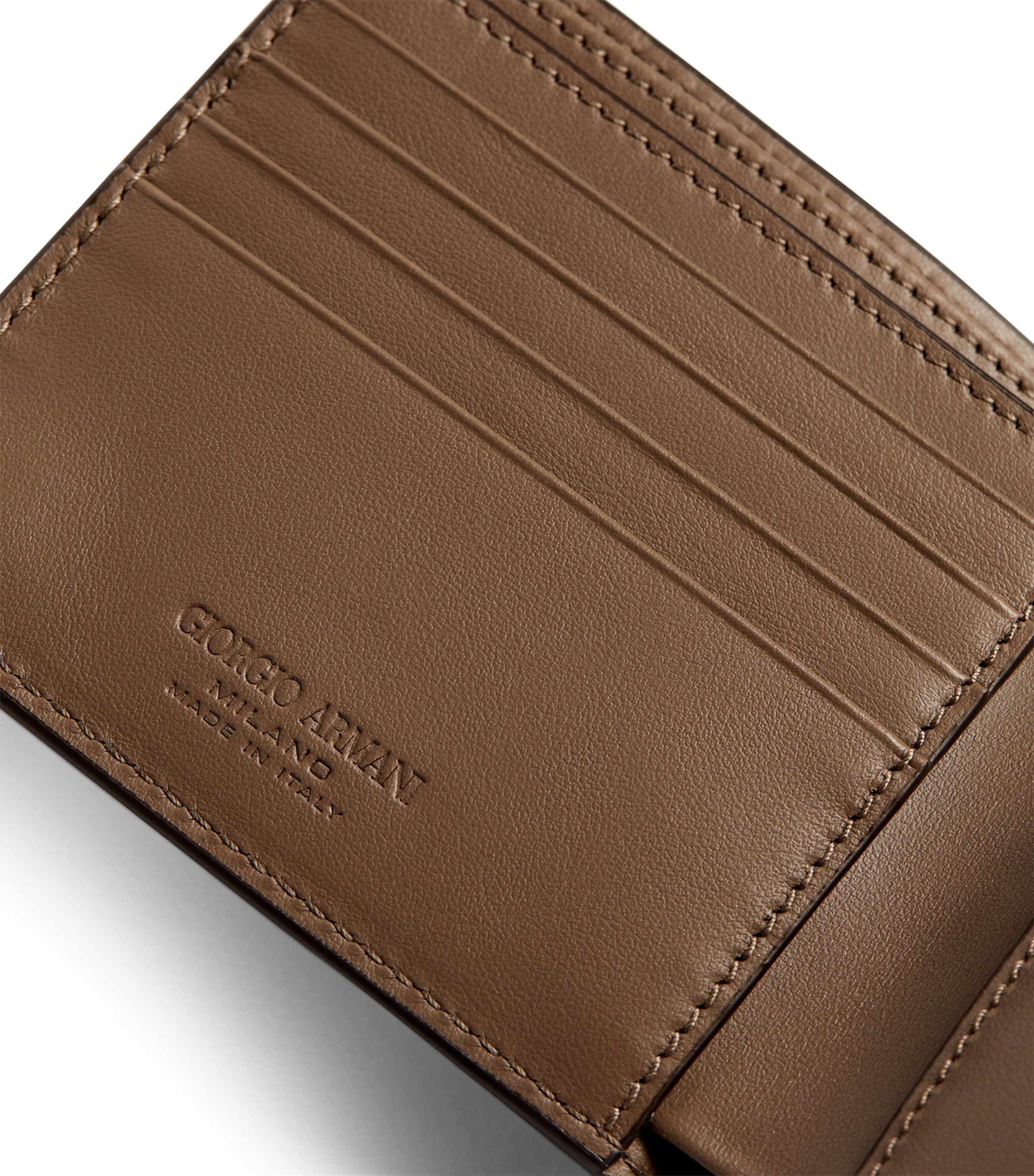 Leather Wave-Embossed Bifold Wallet 80028 Image 4