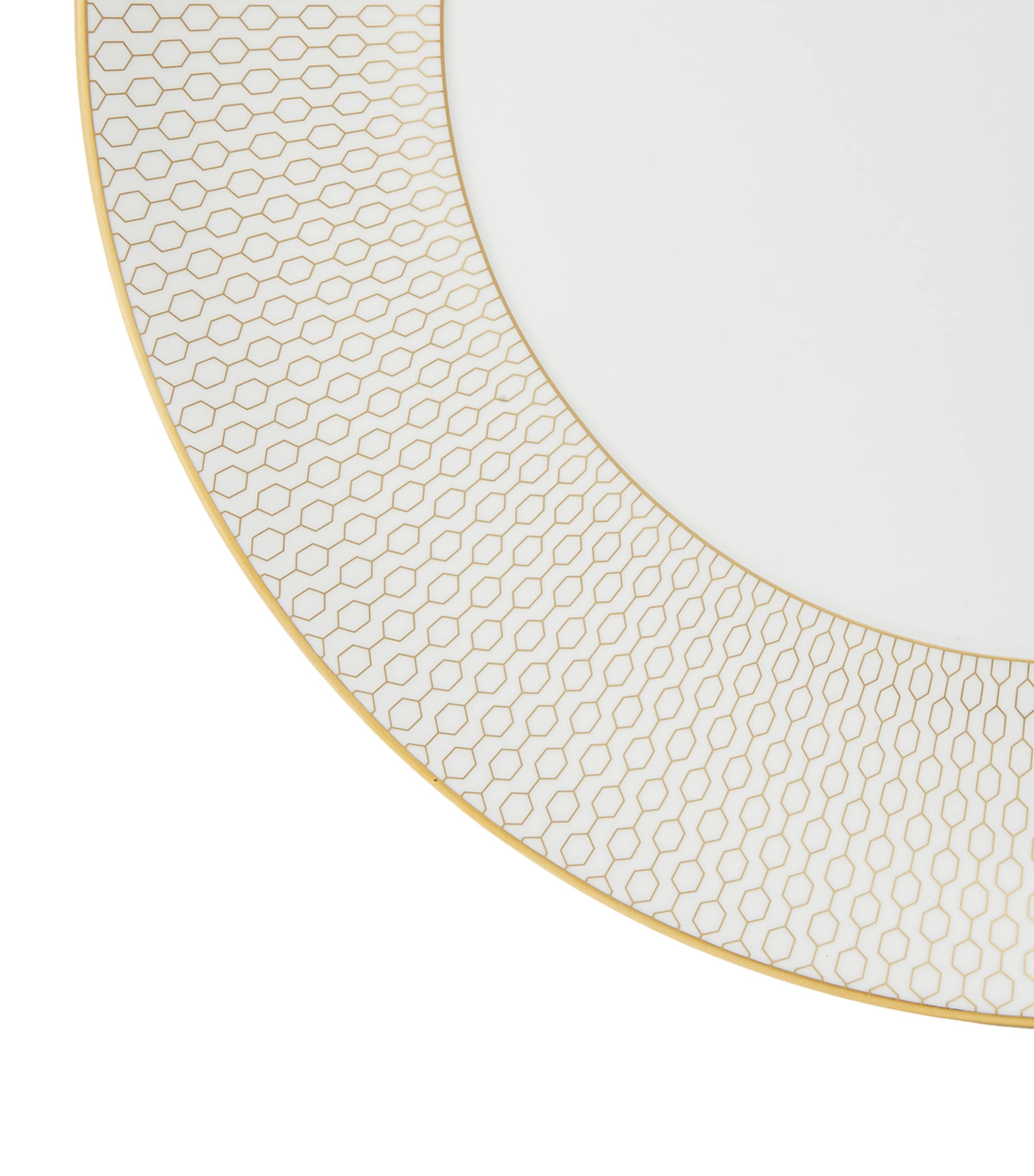 Wedgwood Gio Gold Dinner Plate (28cm) White Image 2
