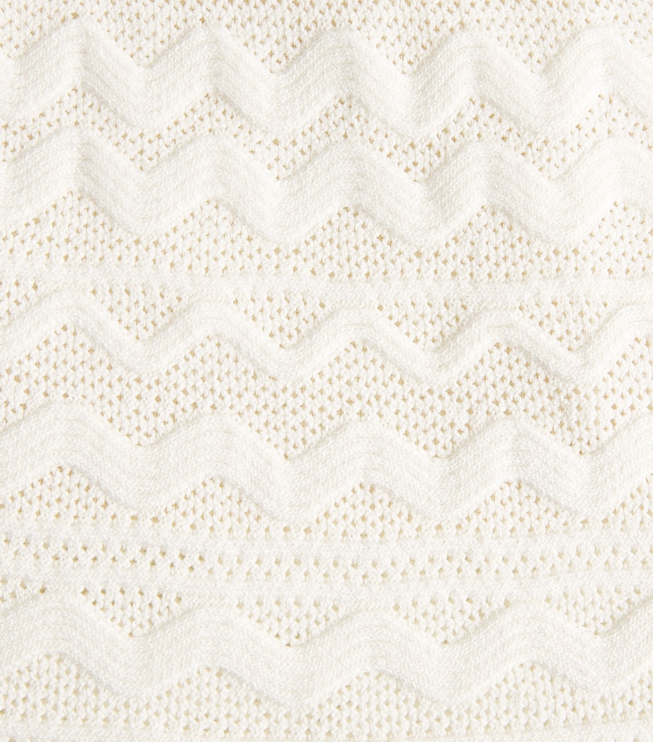 Molli Womens Cotton Crochet Midi Skirt Milk Image 6