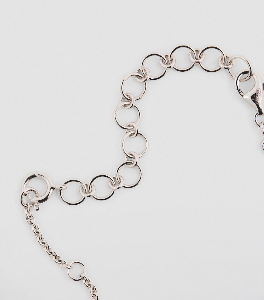 White Gold Jump Ring Extension WHITE GOLD Image 2