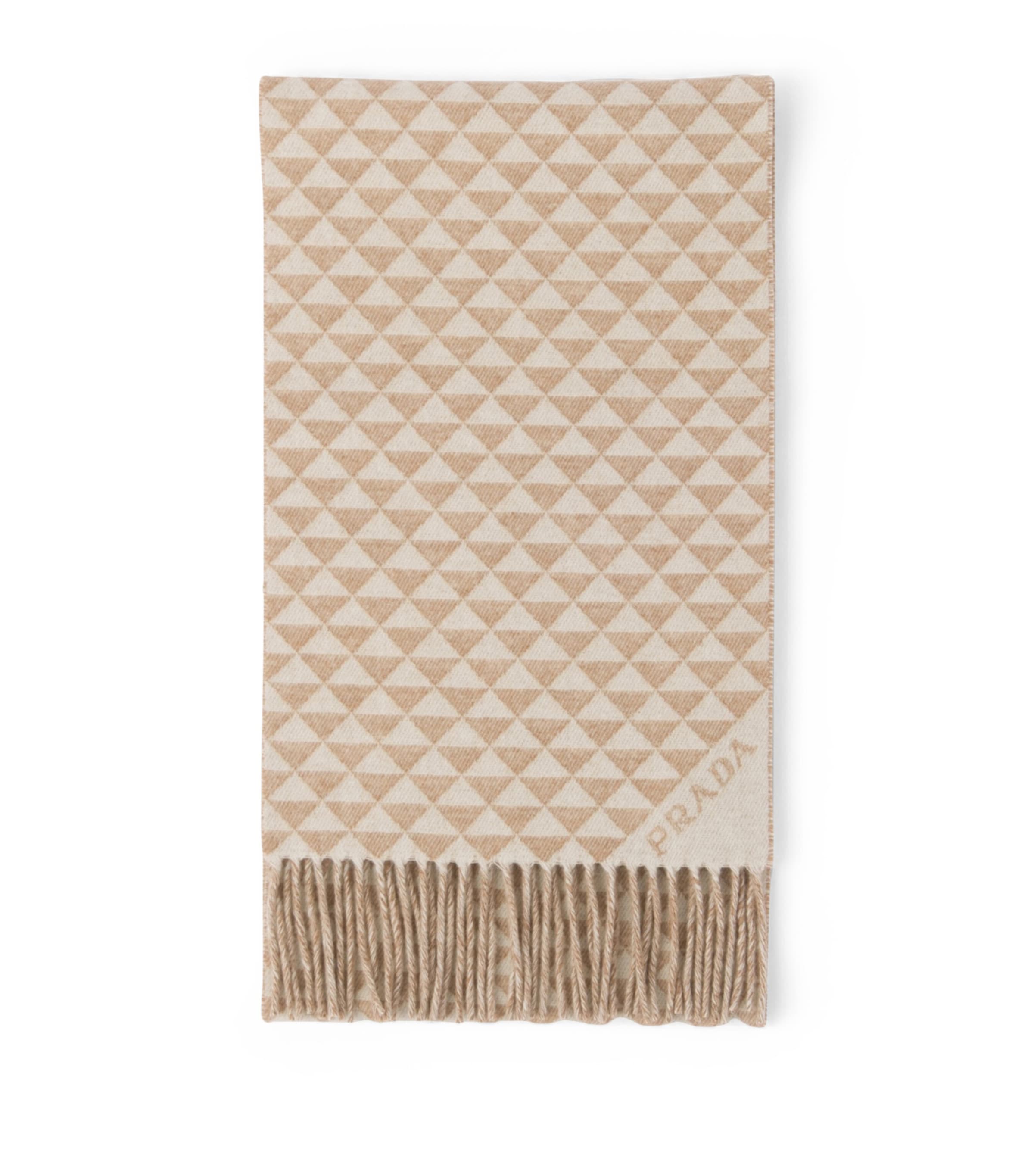 Double Wool-Cashmere Symbole Scarf F0J34 Image 1