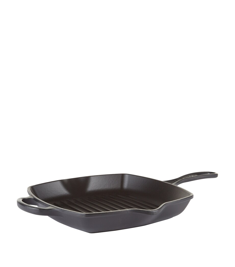 Le Creuset Cast Iron Square Grillit (26cm) Black Image 1