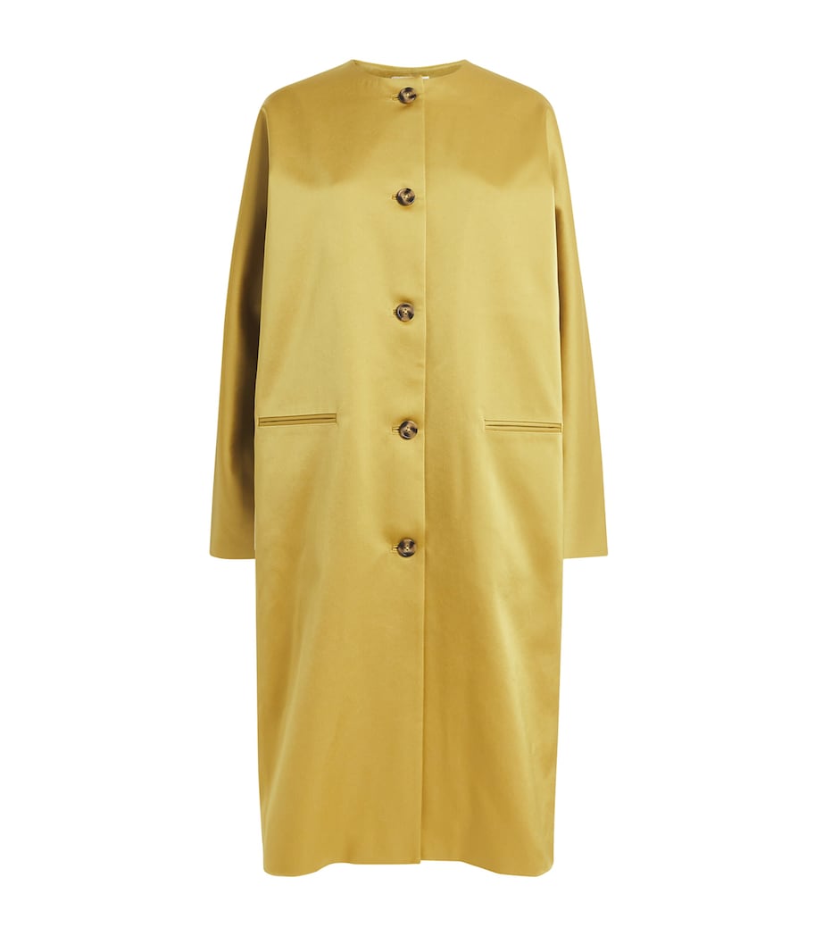 Satin Liz Opera Coat TURMERIC Image 1